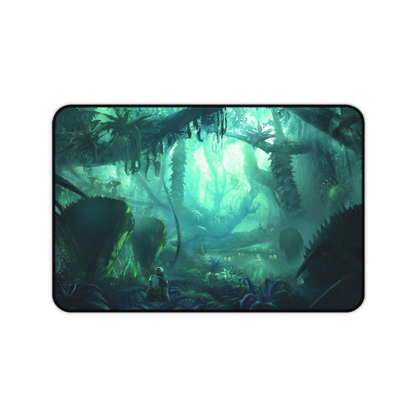 Starfield Mousepad - Jungle Planet Exploration Concept Art - XXL Gaming Desk Mat - Non Slip Gamer Playmat