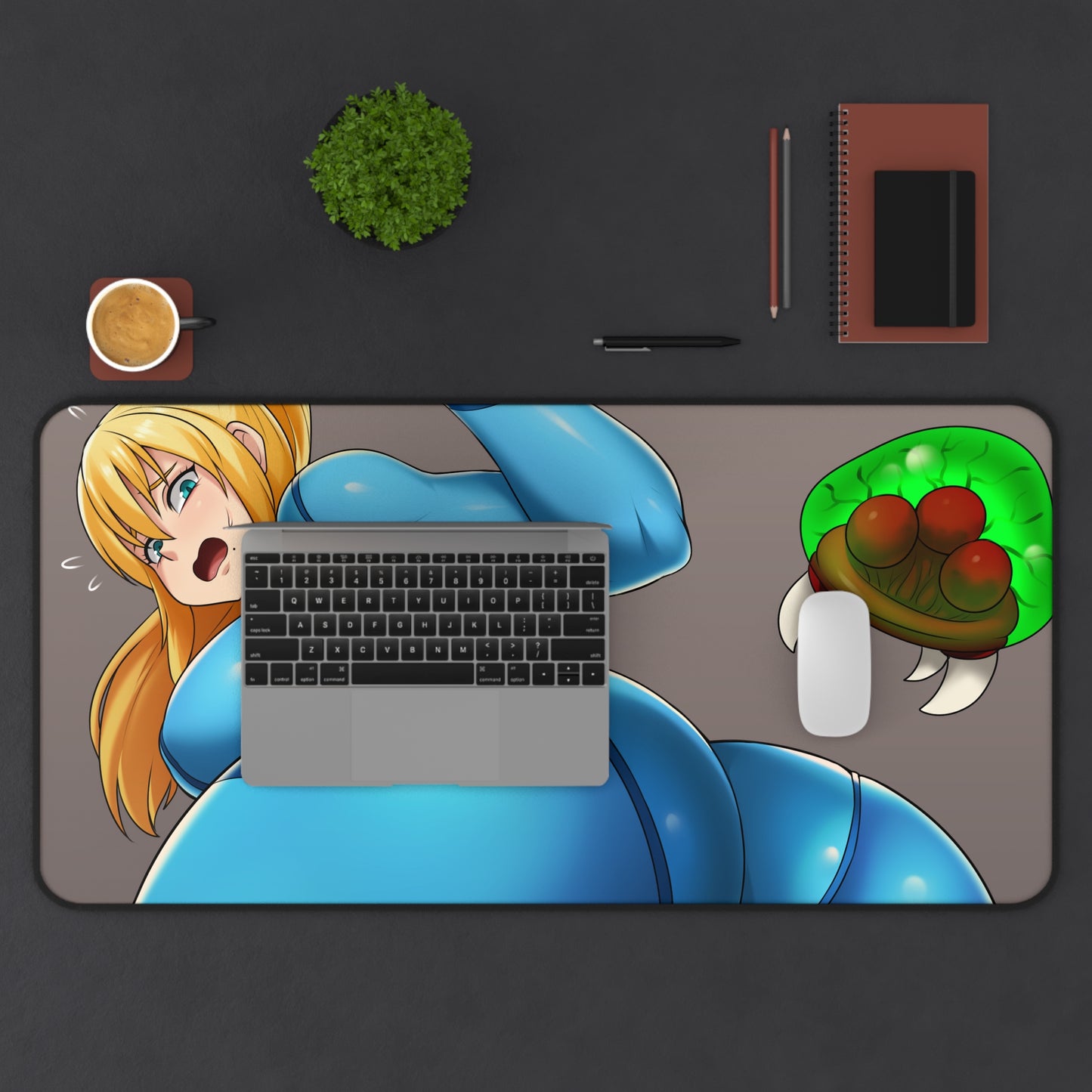 Sexy Samus Mousepad - Metroid Desk Mat - Big Gaming Mouse Pad - MTG Playmat