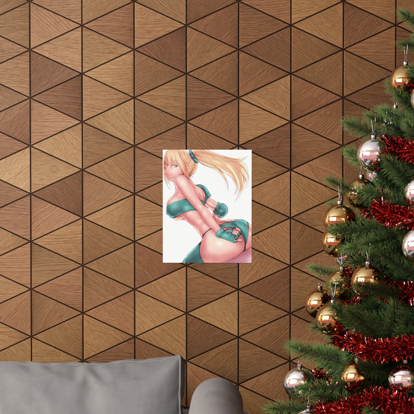 Sexy Samus Aran Metroid Poster - Lewd Premium Matte Vertical Poster - Adult Wall Art