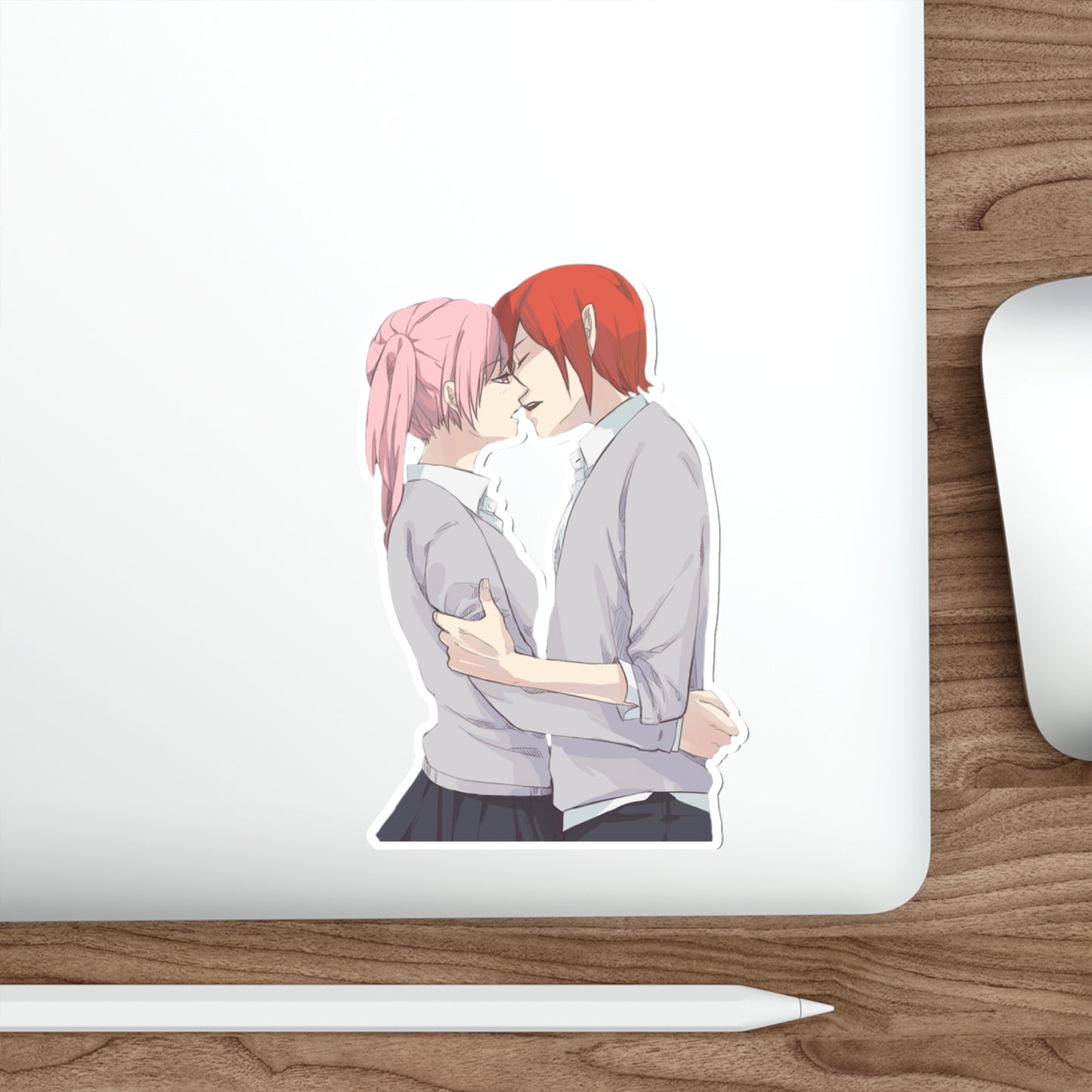 Horimiya Waterproof Sticker - Remi Ayasaki and Kakeru Sengoku Kissing Anime Vinyl Decal