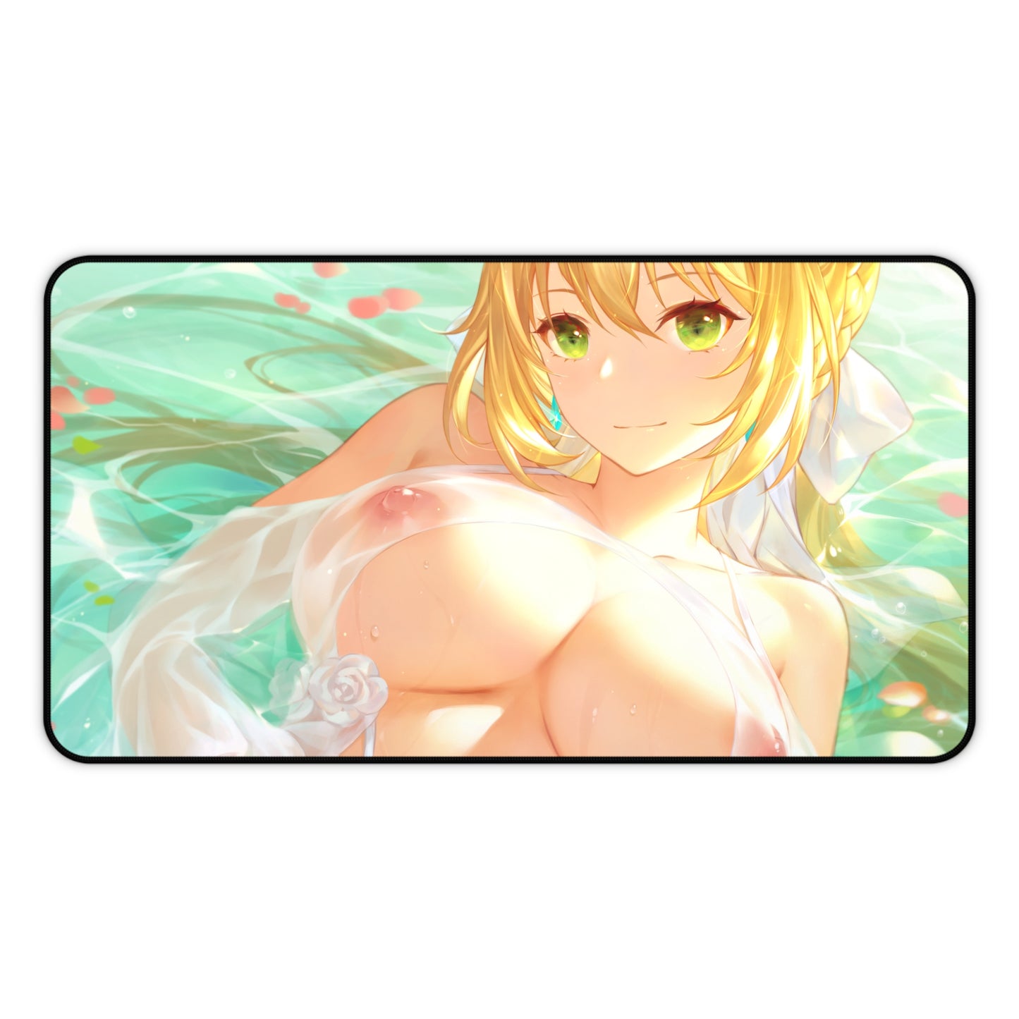 Tapis de souris Ecchi Fate Grand Order - Grand tapis de bureau Nude Saber - Tapis de souris Fate Stay Night - Tapis de jeu MTG