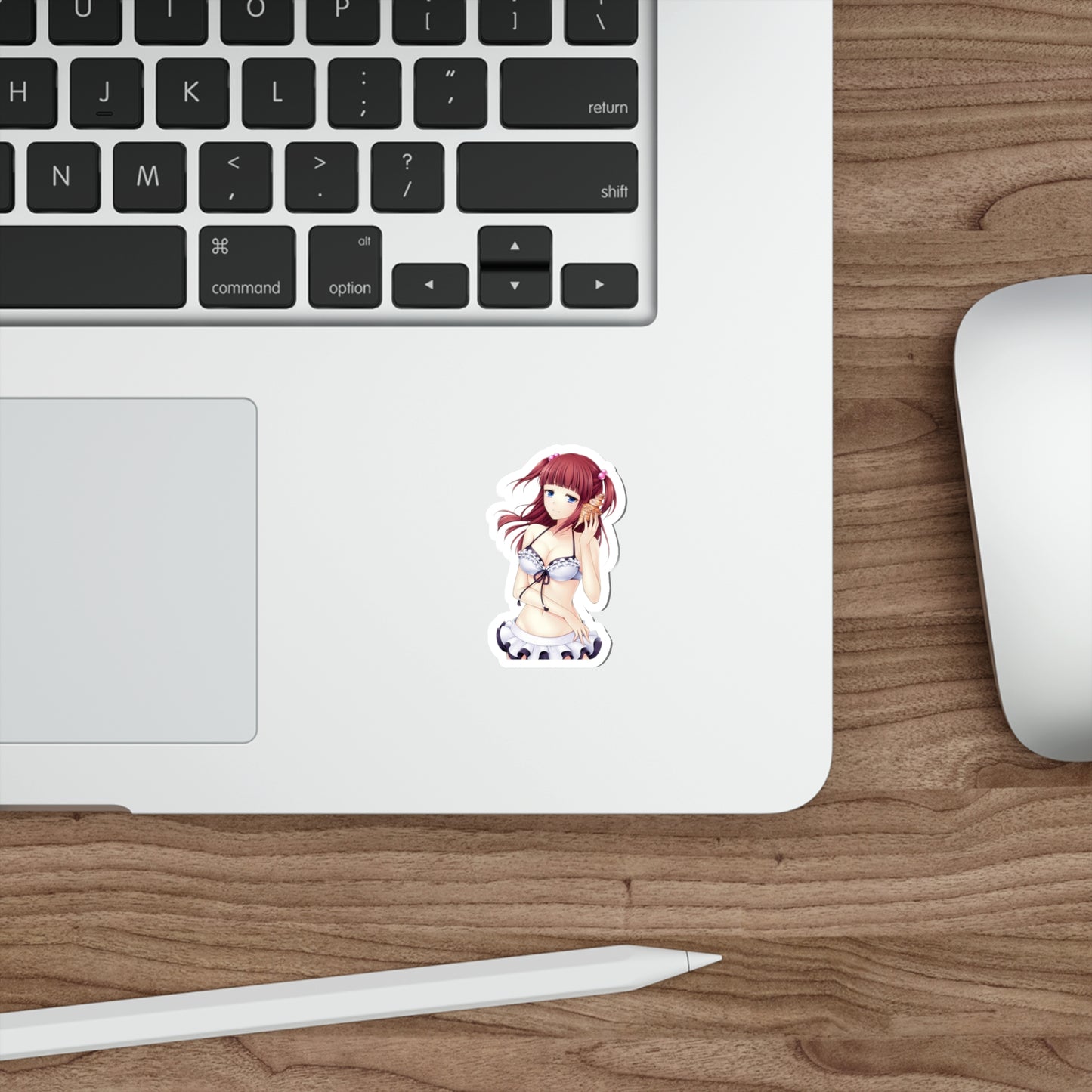 Umineko When They Cry Waterproof Sticker - Ange Ushiromiya Bikini Vinyl Decal - Sexy Visual Novel Dojin - Anime Car Decal - Laptop Sticker