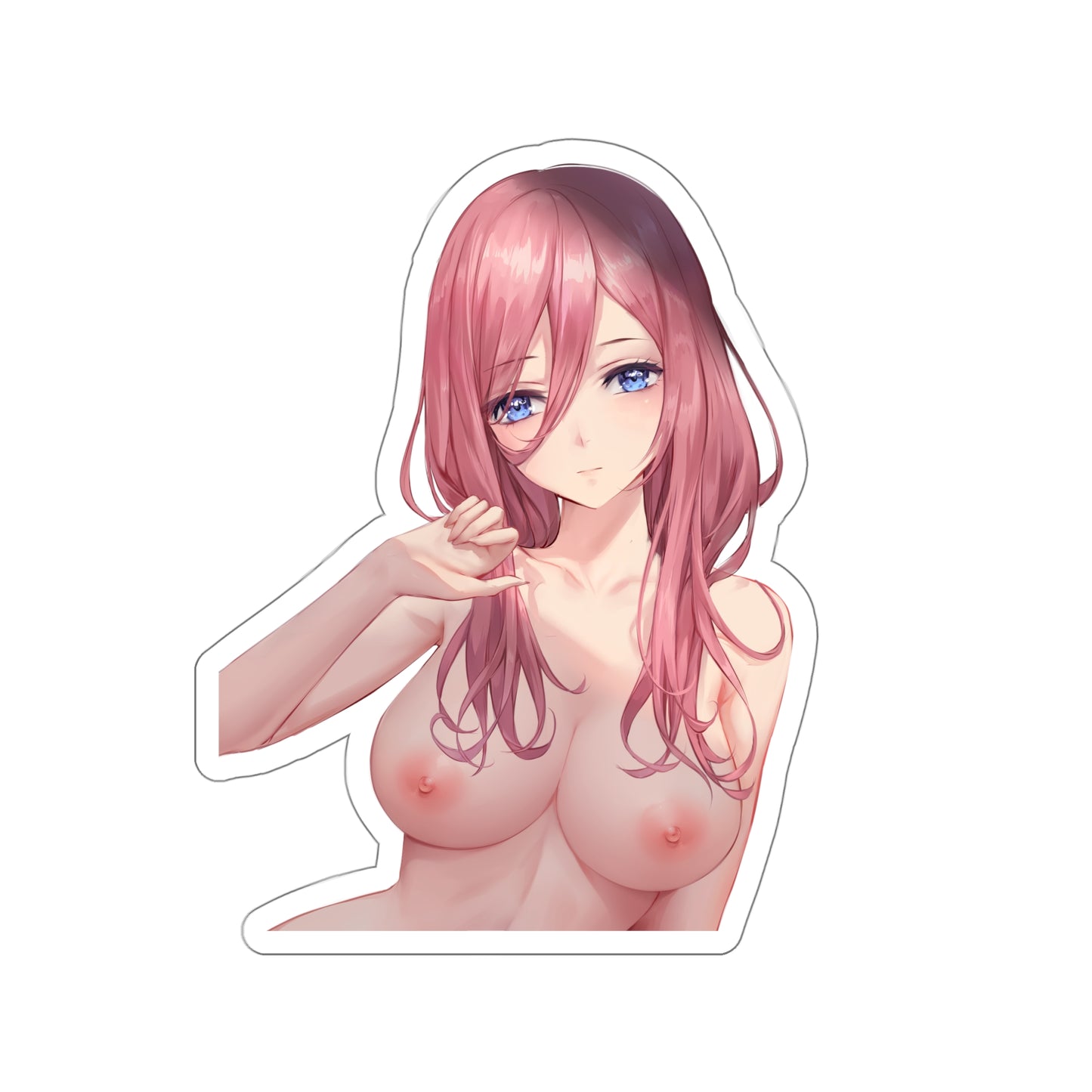 Nakano Miku Nude Boobs Quintessential Quintuplets Ecchi Vinyl Decal Autocollant imperméable à l’eau - Ecchi Vinyl Decal