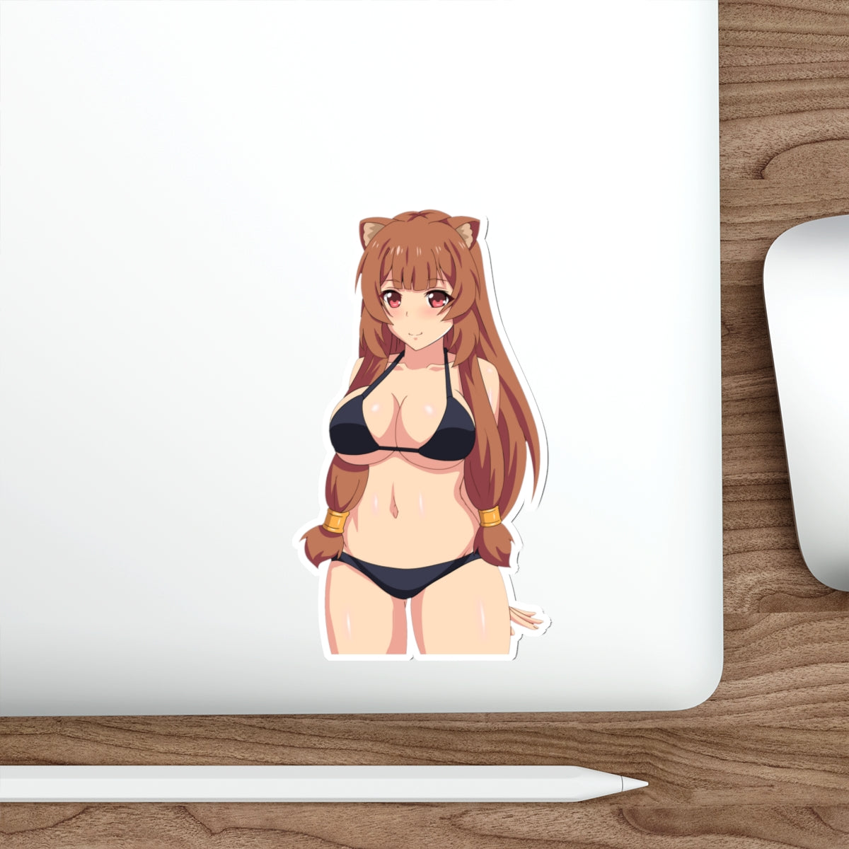 The Rising of the Shield Hero Waterproof Sticker - Bikini Raphtalia Anime Vinyl Decal - Car Bumper Sticker - Ecchi Sexy Laptop Sticker