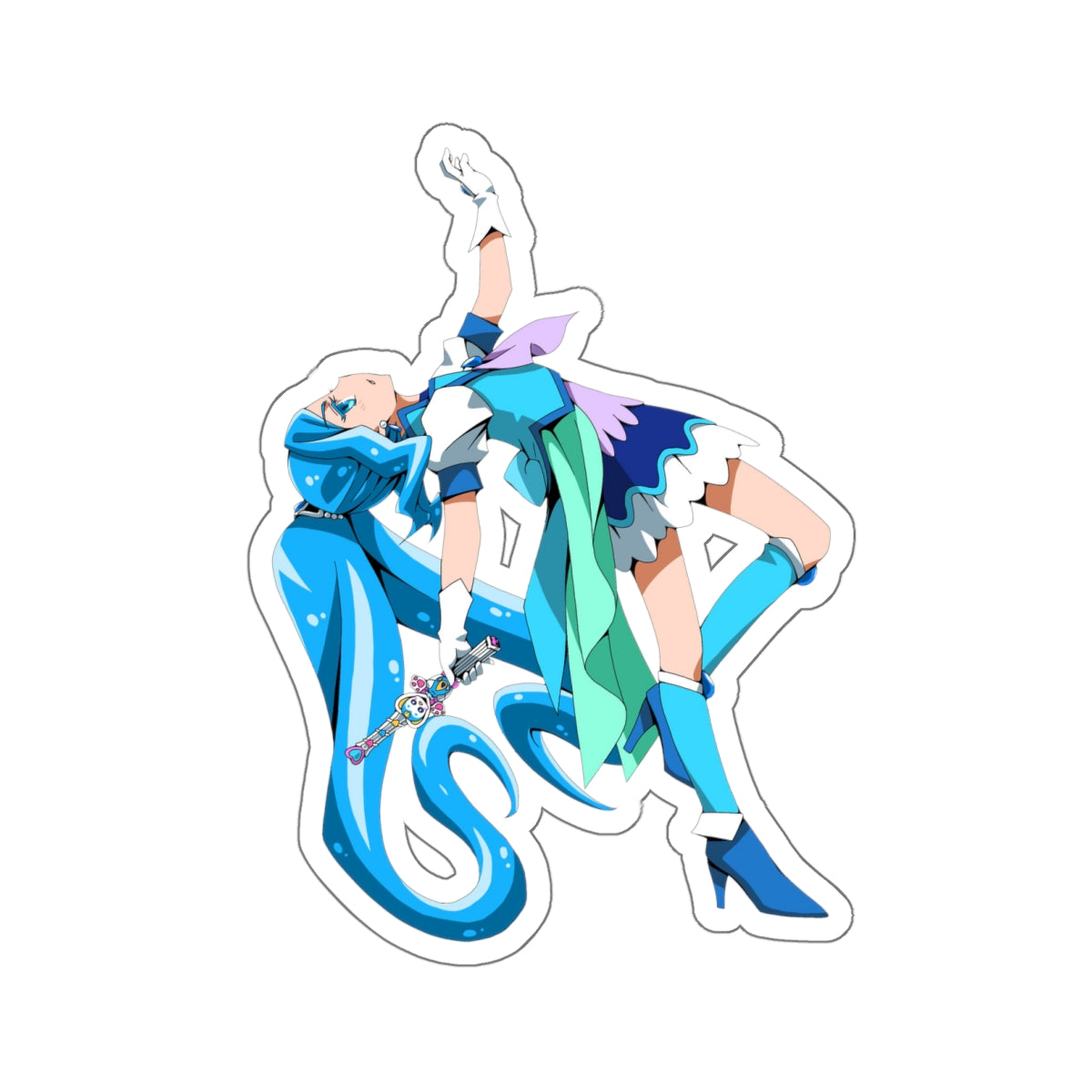 Healin Good Pretty Cure Waterproof Sticker - Sawaizumi Chiyu Cure Fontaine Anime Vinyl Decal - Precure Sticker