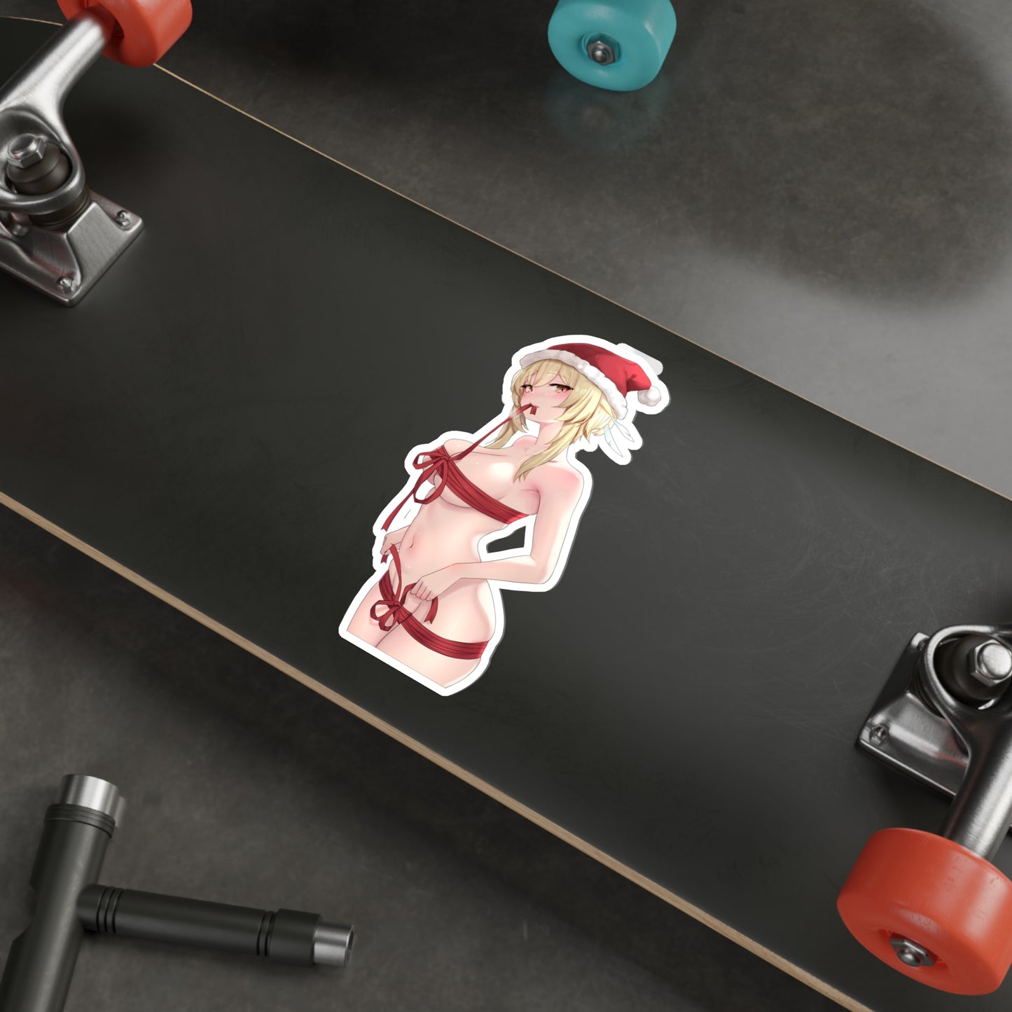 Sexy Nude Santa Lumine Genshin Impact Waterproof Sticker - Ecchi Vinyl Decal