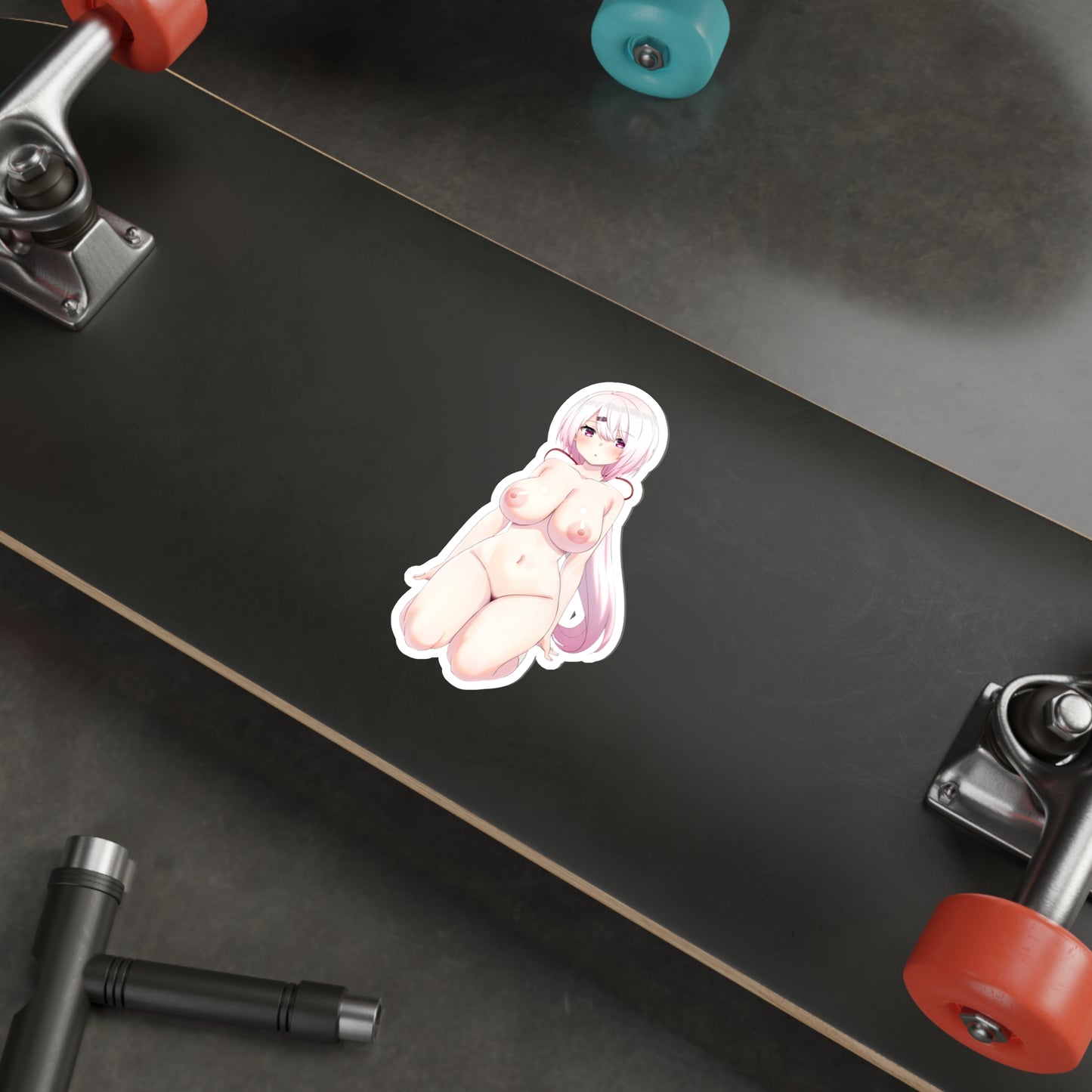 Nijisanji Nude Shiina Yuika Waterproof Sticker - Ecchi Vinyl Decal