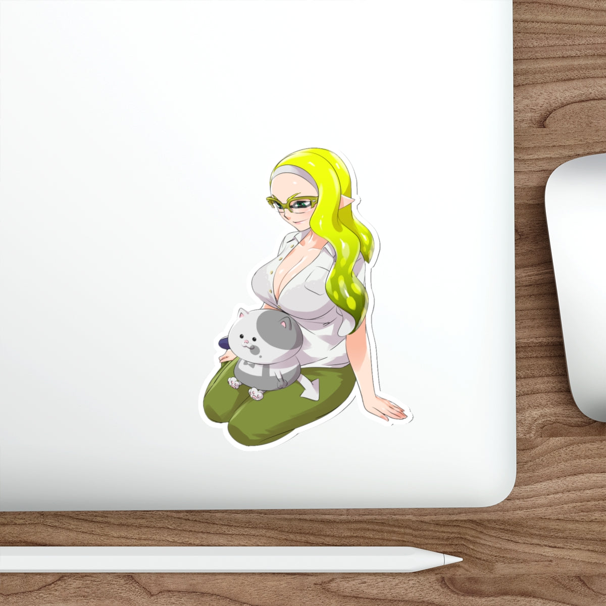 Splatoon Sexy Inkling Neko Waterproof Sticker - Ecchi Vinyl Decal