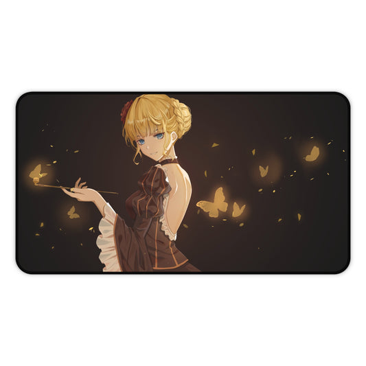 Umineko When They Cry Desk Mat - Beatrice Gaming Mousepad - Non Slip Visual Novel Dojin Playmat - Umineko no Naku Koro ni