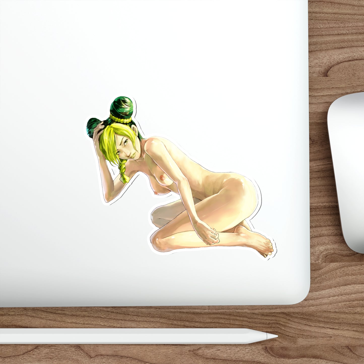 JoJo Nude Jolyne Cujo Waterproof Sticker - Ecchi Vinyl Decal