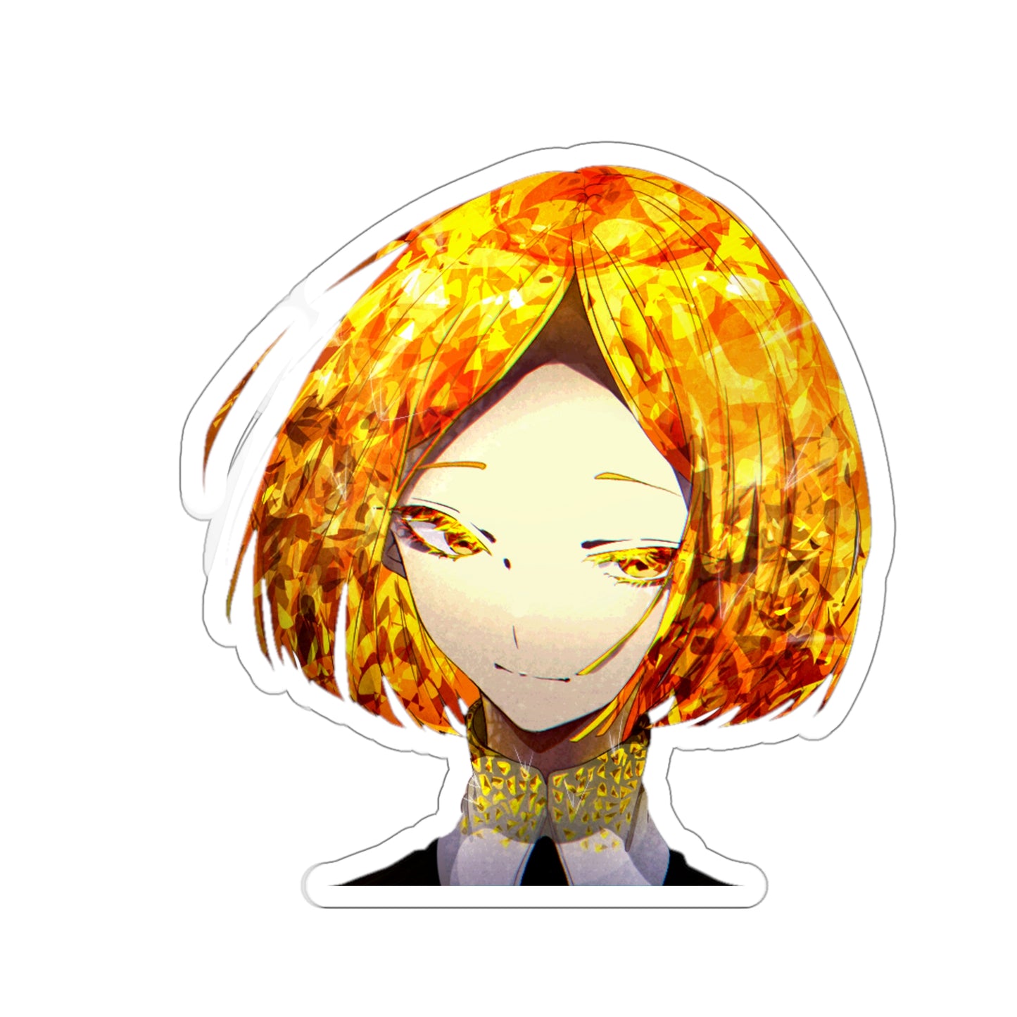 Land of the Lustrous Waterproof Sticker - Yellow Diamond Houseki no Kuni Anime Vinyl Decal