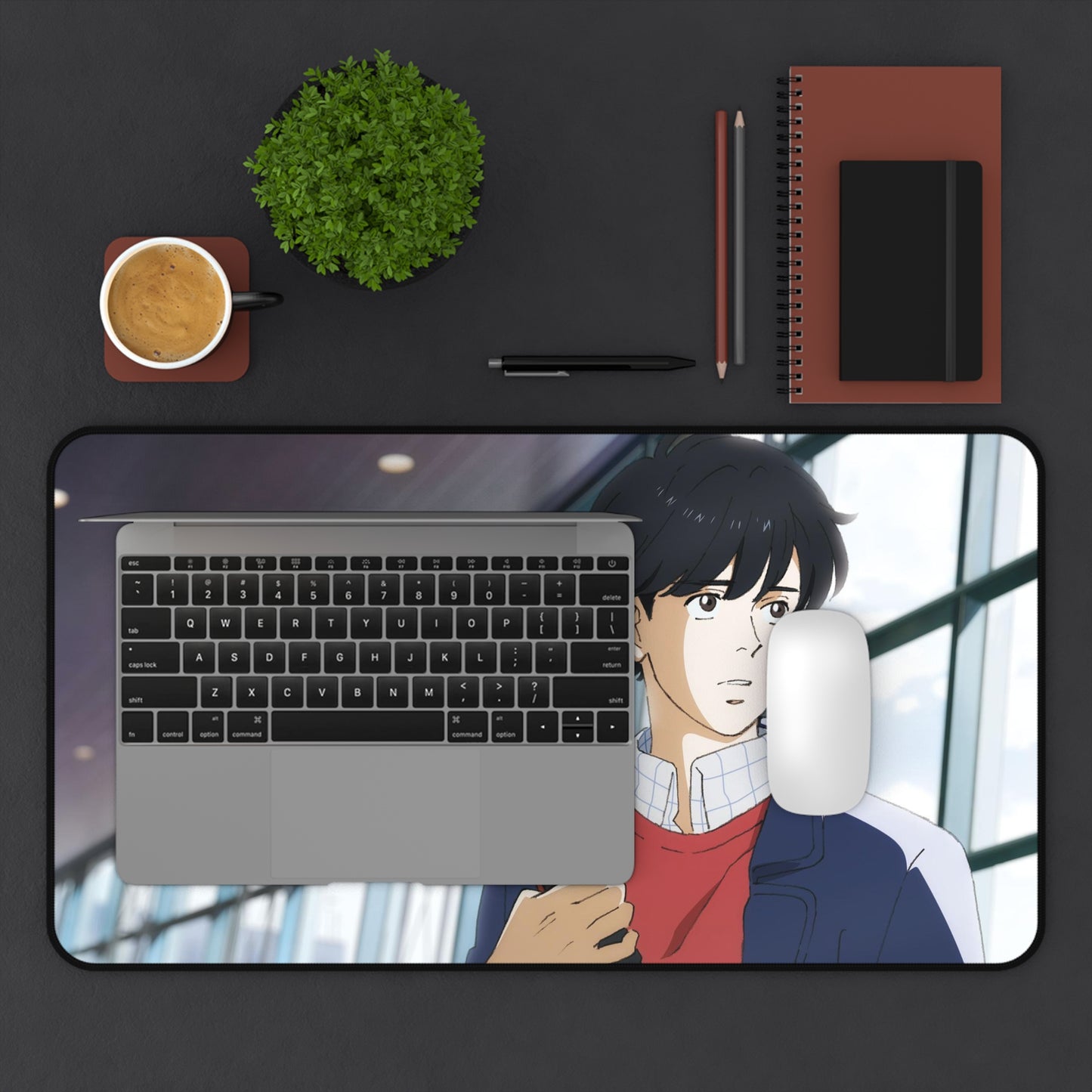 Banana Fish Eiji Okumura Desk Mat - XXL Anime Mousepad - Manga Desk Pad