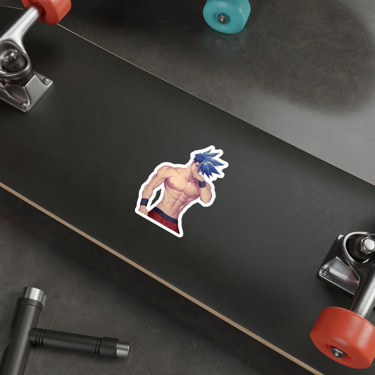 Autocollant imperméable Promare - Autocollant en vinyle Anime Galo Husbando - Autocollant pour pare-chocs de voiture - Autocollant pour ordinateur portable
