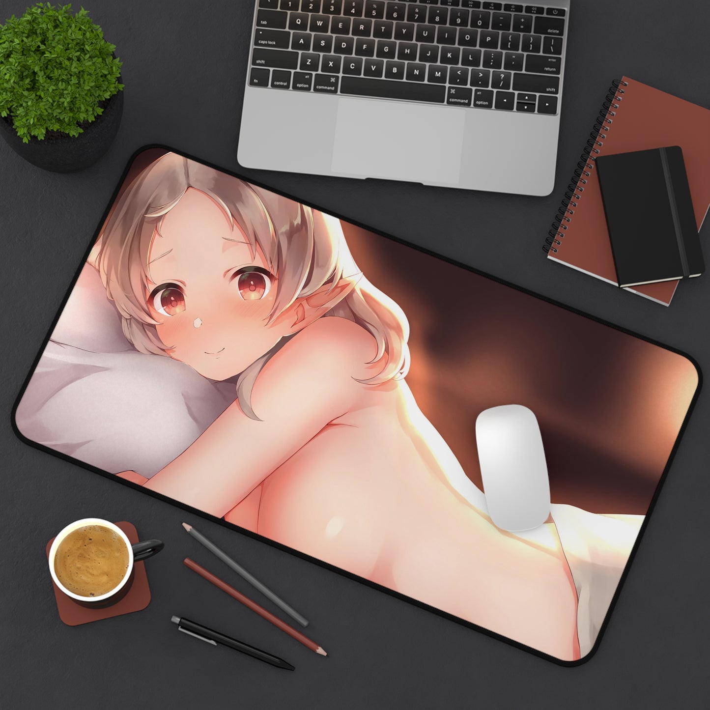 Tapis de souris sexy Mushoku Tensei - Nude Sylphiette Ecchi Desk Mat - Tapis de jeu Anime