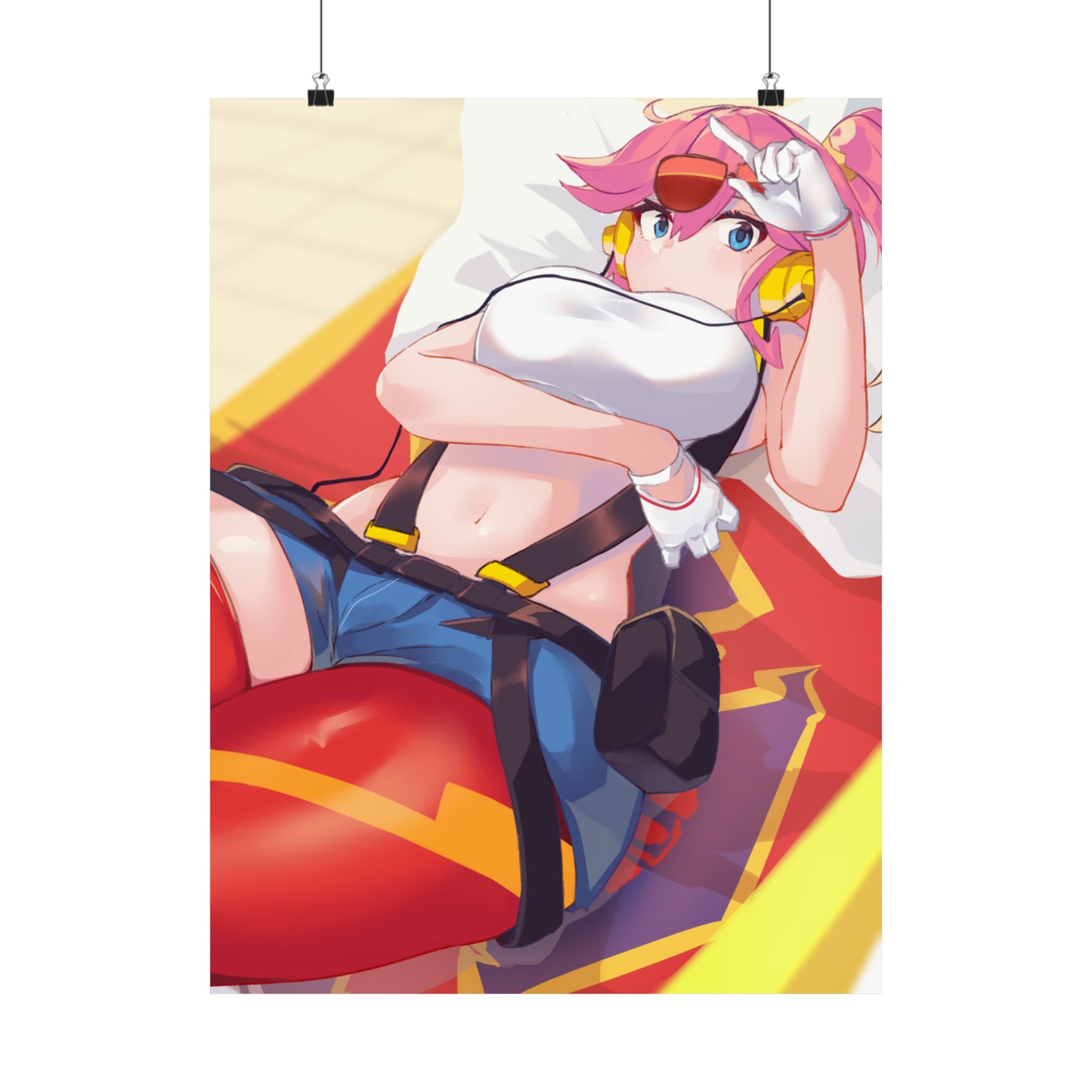 Promare Anime Poster - Aina Wall Art Print - Manga Decor - Premium Matte Vertical Poster