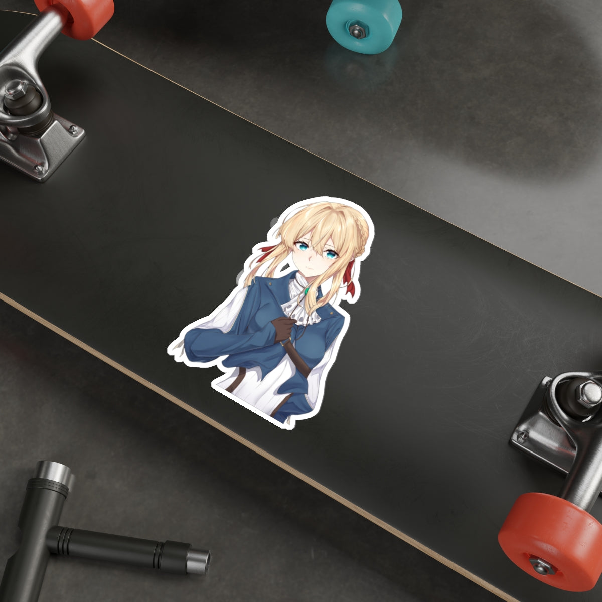 Autocollant Violet Evergarden - Autocollant en vinyle Anime Waifu - Autocollant de voiture étanche - Autocollant pour ordinateur portable - Autocollant Manga