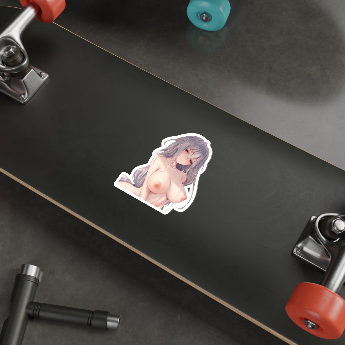 Arknights Skadi Nude Boobs Ecchi Vinyl Decal Waterproof Sticker - Ecchi Vinyl Decal