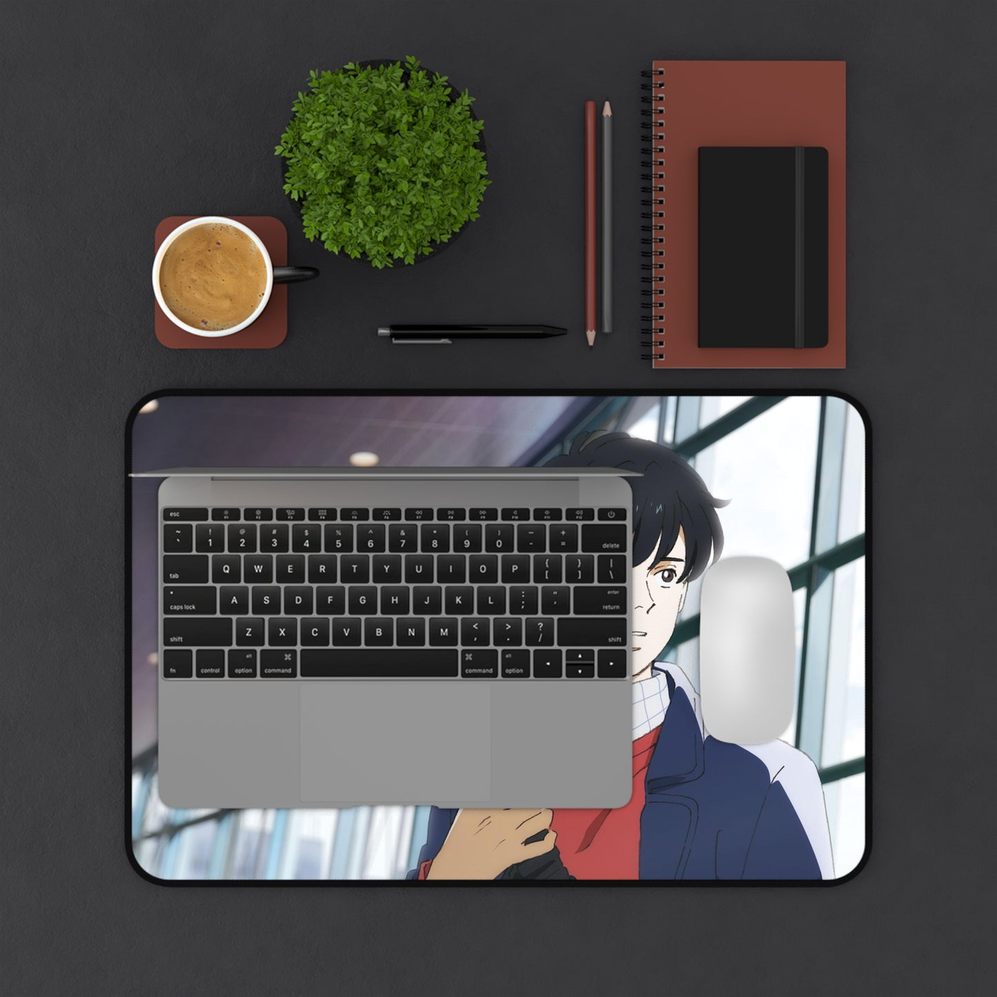 Banana Fish Eiji Okumura Desk Mat - XXL Anime Mousepad - Manga Desk Pad