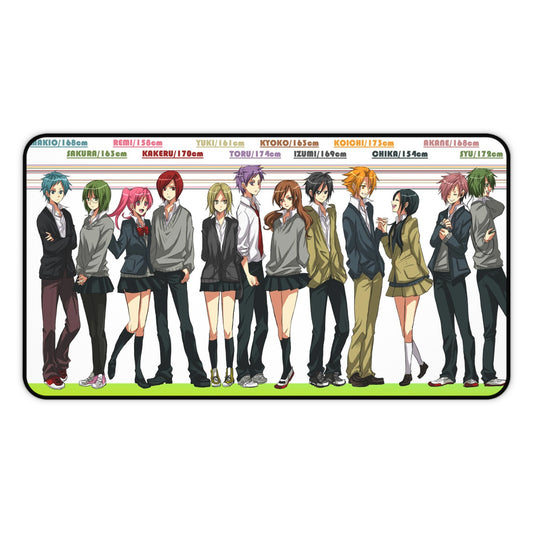 Horimiya Anime Desk Mat - All Star Characters Mousepad - XXL Non Slip Playmat