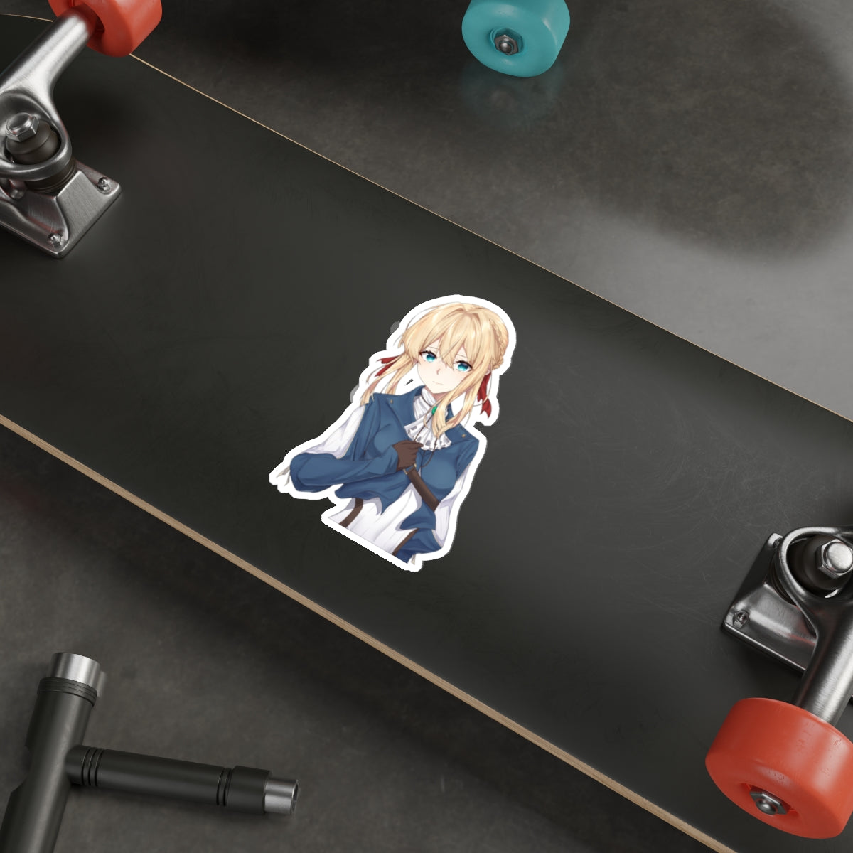 Autocollant Violet Evergarden - Autocollant en vinyle Anime Waifu - Autocollant de voiture étanche - Autocollant pour ordinateur portable - Autocollant Manga