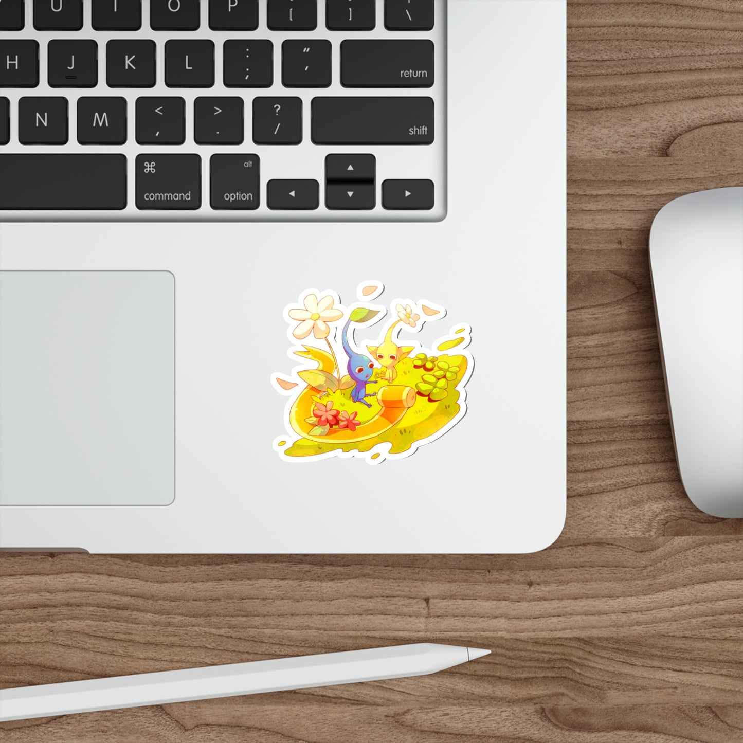 Pikmin Waterproof Sticker - Kawaii Vinyl Decal - Gaming Car Decal - Laptop Sticker - Slap Decal