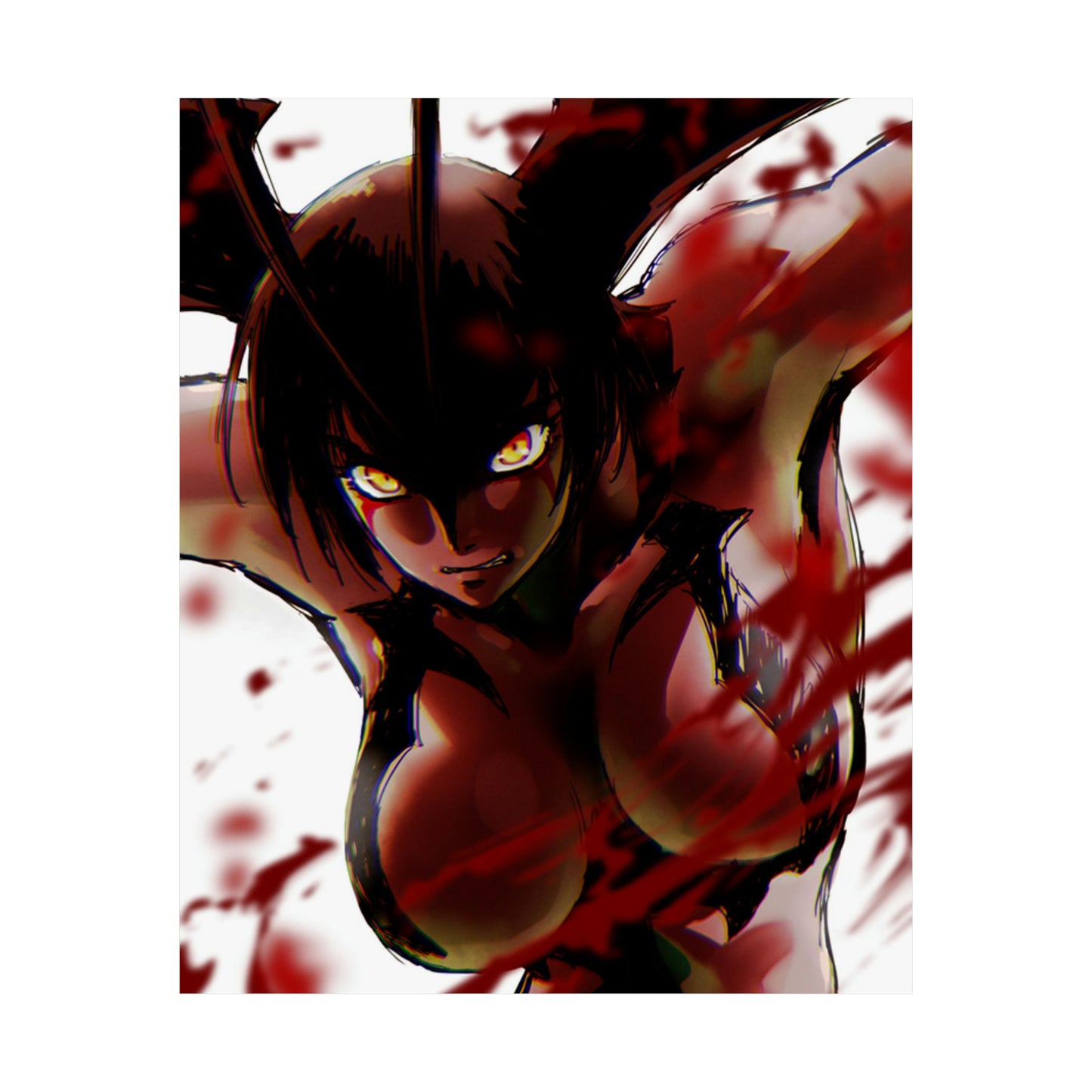 Affiche Devilman Crybaby - Décoration murale Manga Devil Lady - Affiche verticale Anime Premium