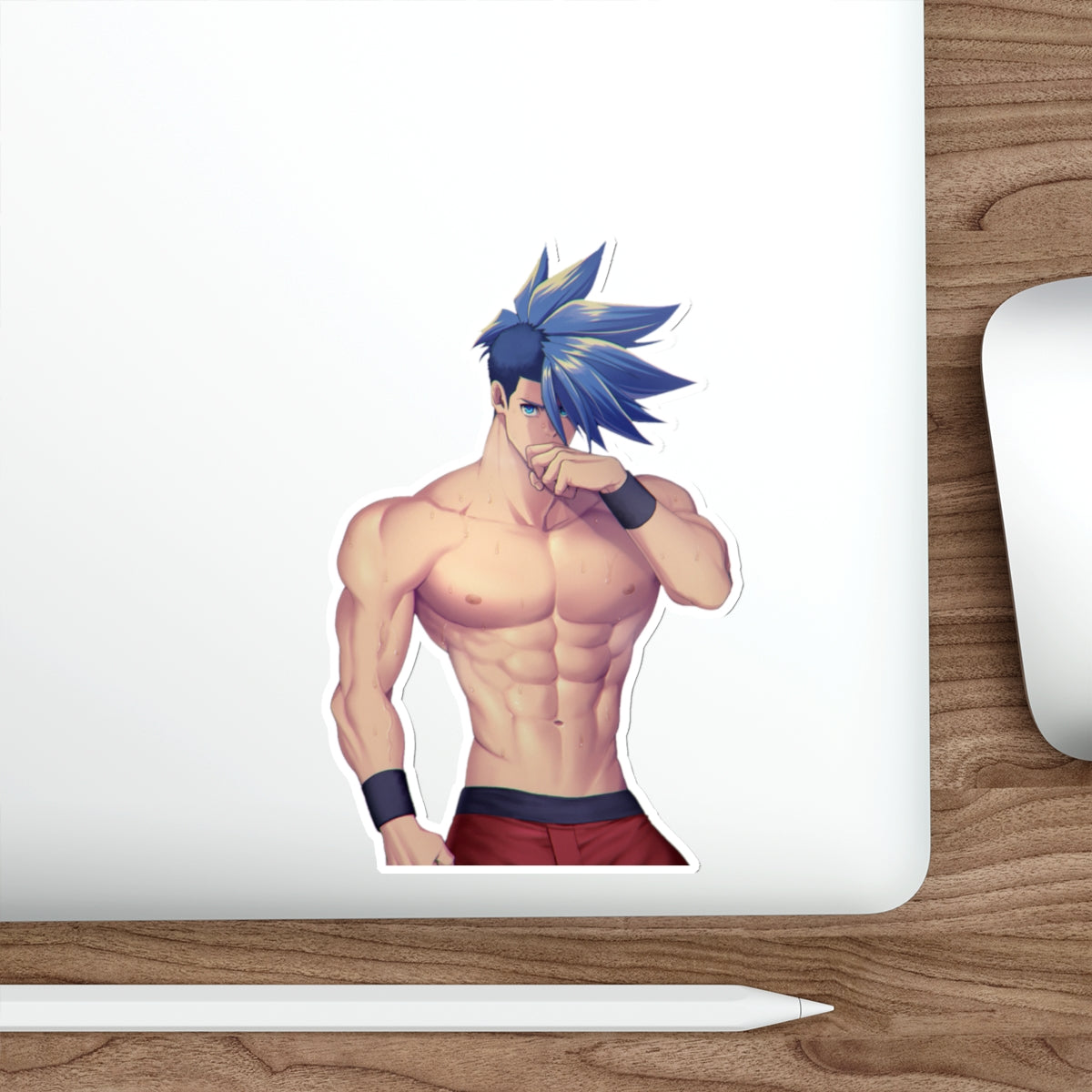 Autocollant imperméable Promare - Autocollant en vinyle Anime Galo Husbando - Autocollant pour pare-chocs de voiture - Autocollant pour ordinateur portable
