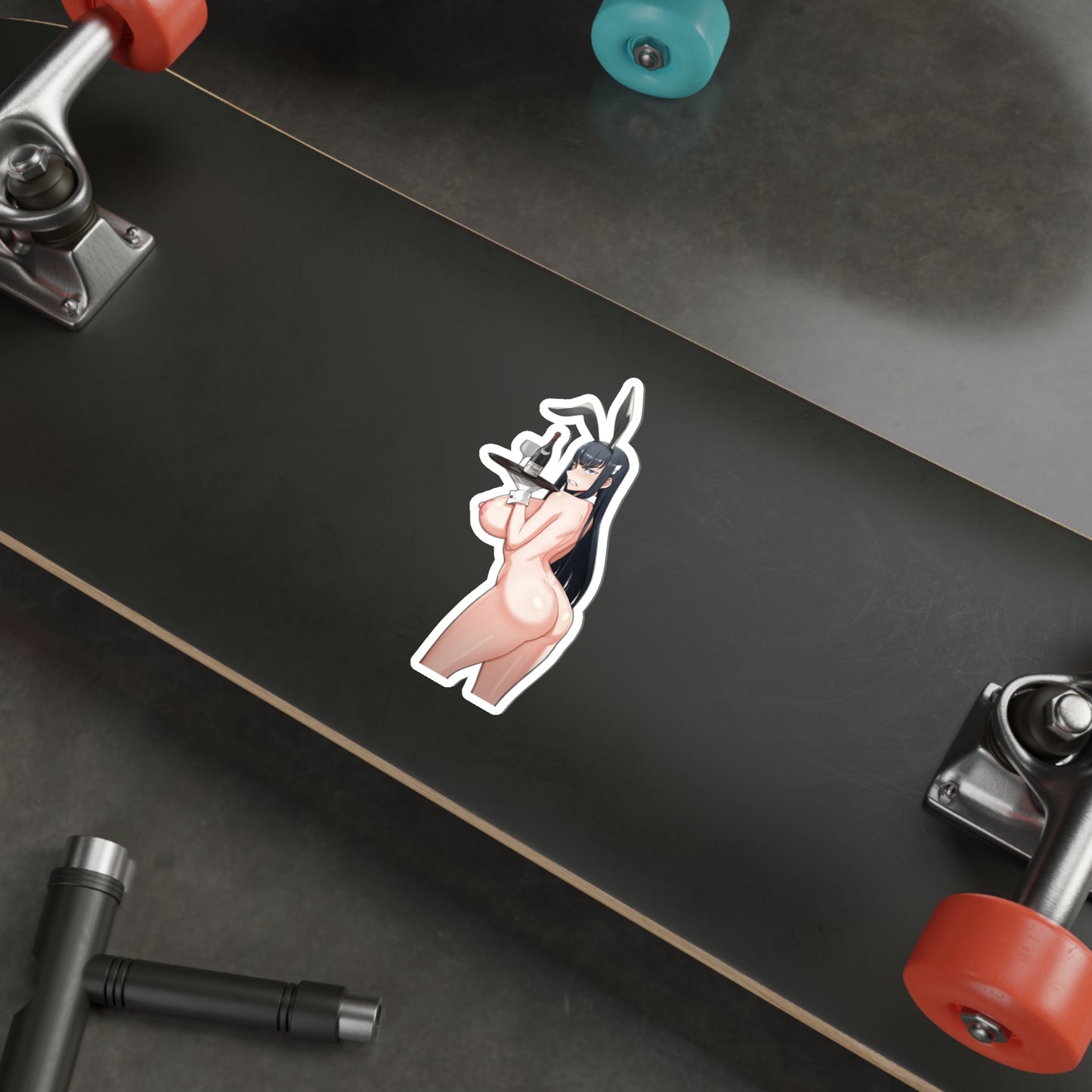 Kill la Kill Nude Satsuki Waterproof Sticker - Sexy Waitress Bunny Girl Ecchi Vinyl Decal