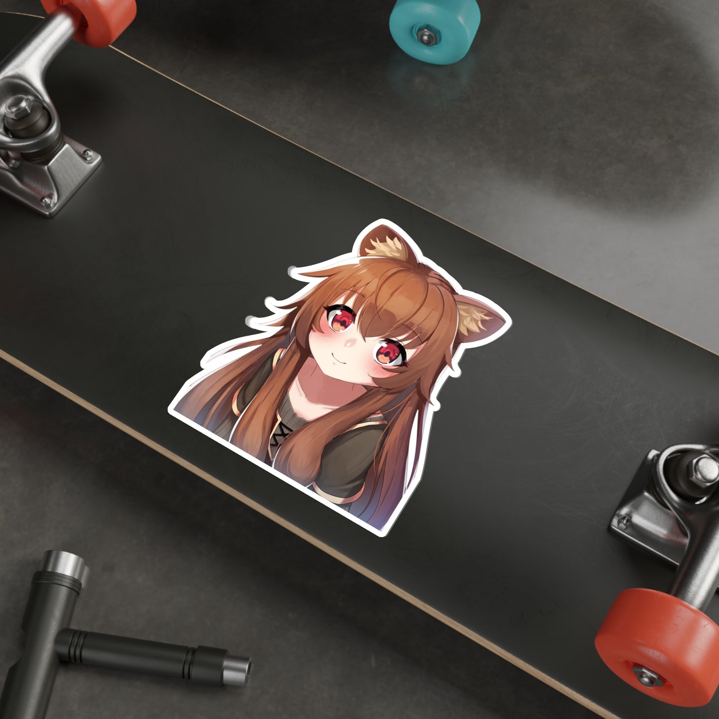 The Rising of the Shield Hero Waterproof Sticker - Child Raphtalia Anime Vinyl Decal - Car Bumper Sticker - Kawaii Chibi Laptop Sticker