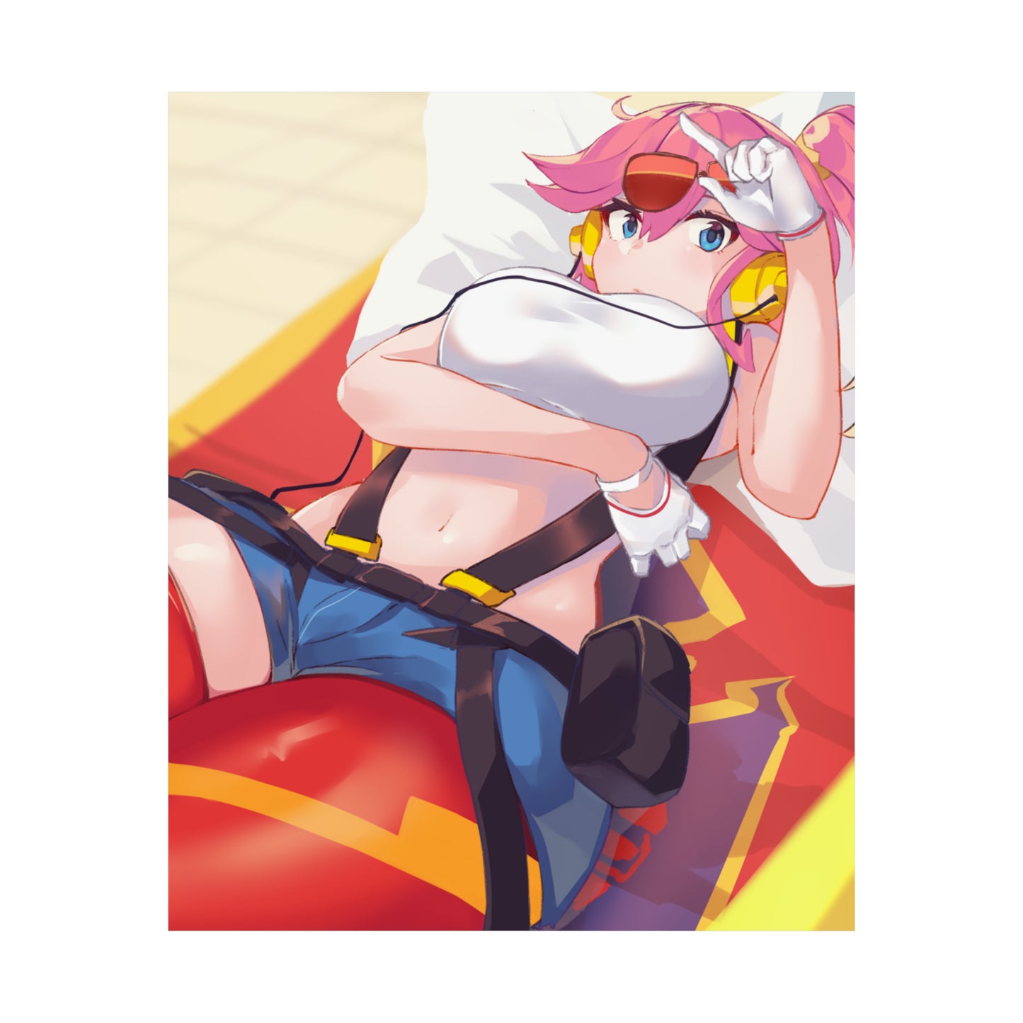 Promare Anime Poster - Aina Wall Art Print - Manga Decor - Premium Matte Vertical Poster