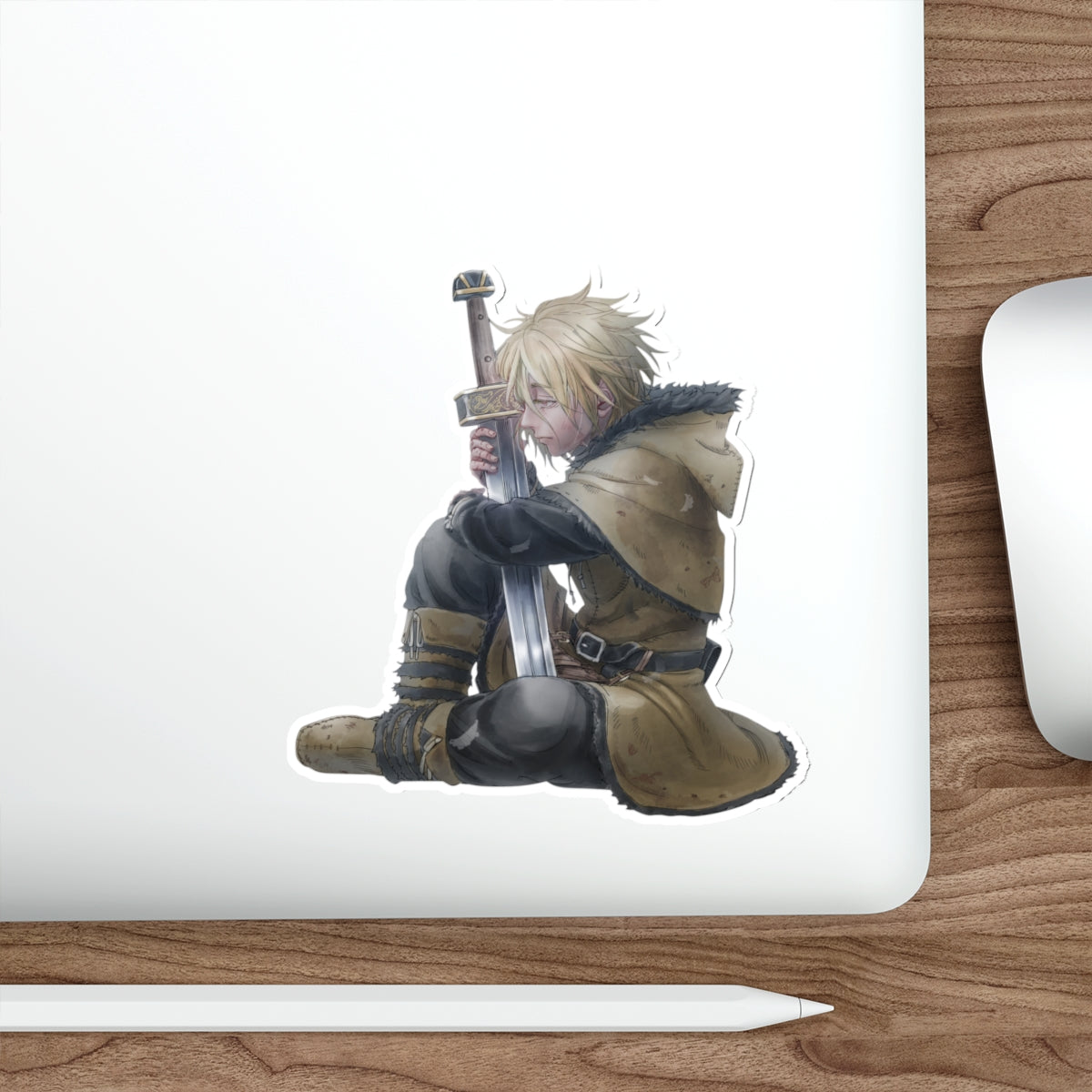 Autocollant Vinland Saga - Autocollant en vinyle Anime Thorfinn - Autocollant de voiture étanche - Autocollant pour ordinateur portable - Autocollant Manga