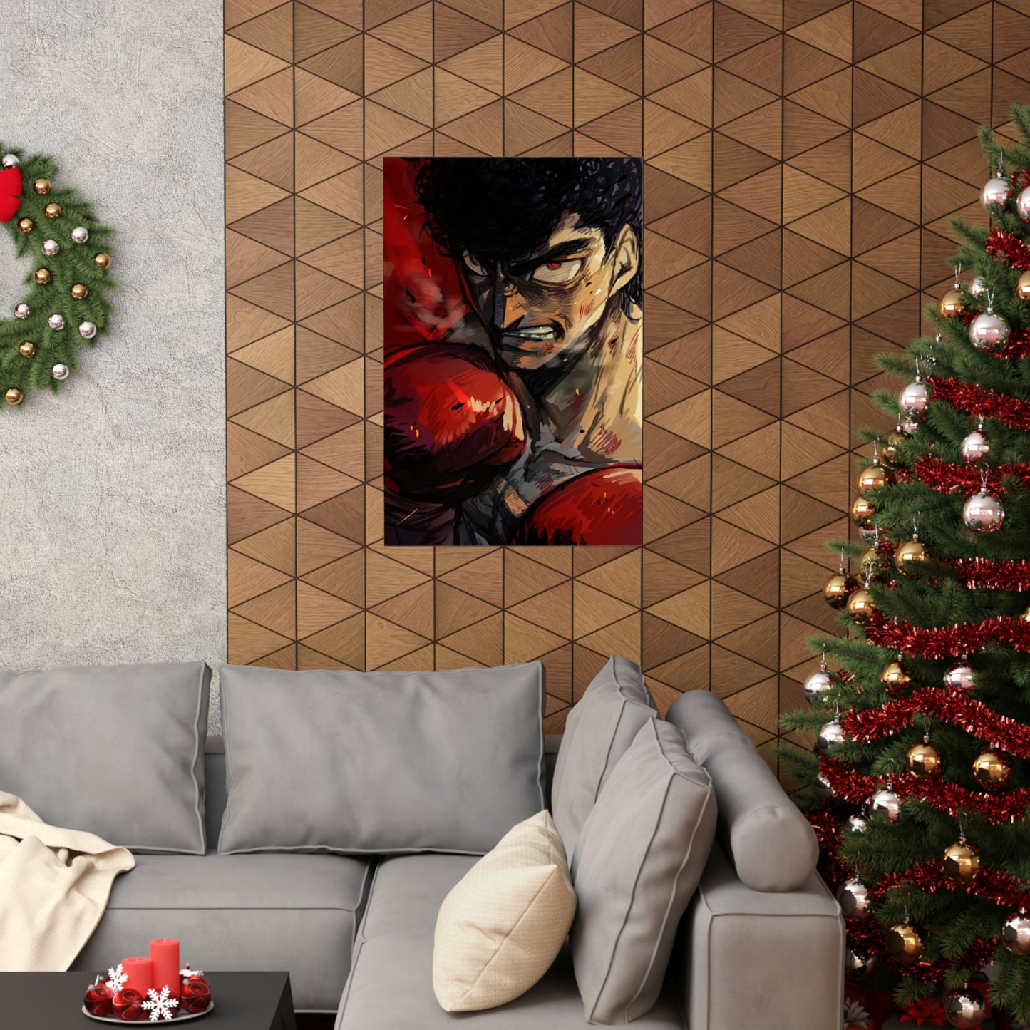 Hajime No Ippo Poster - Mamoru Takamura Manga Wall Decor - Premium Anime Vertical Poster