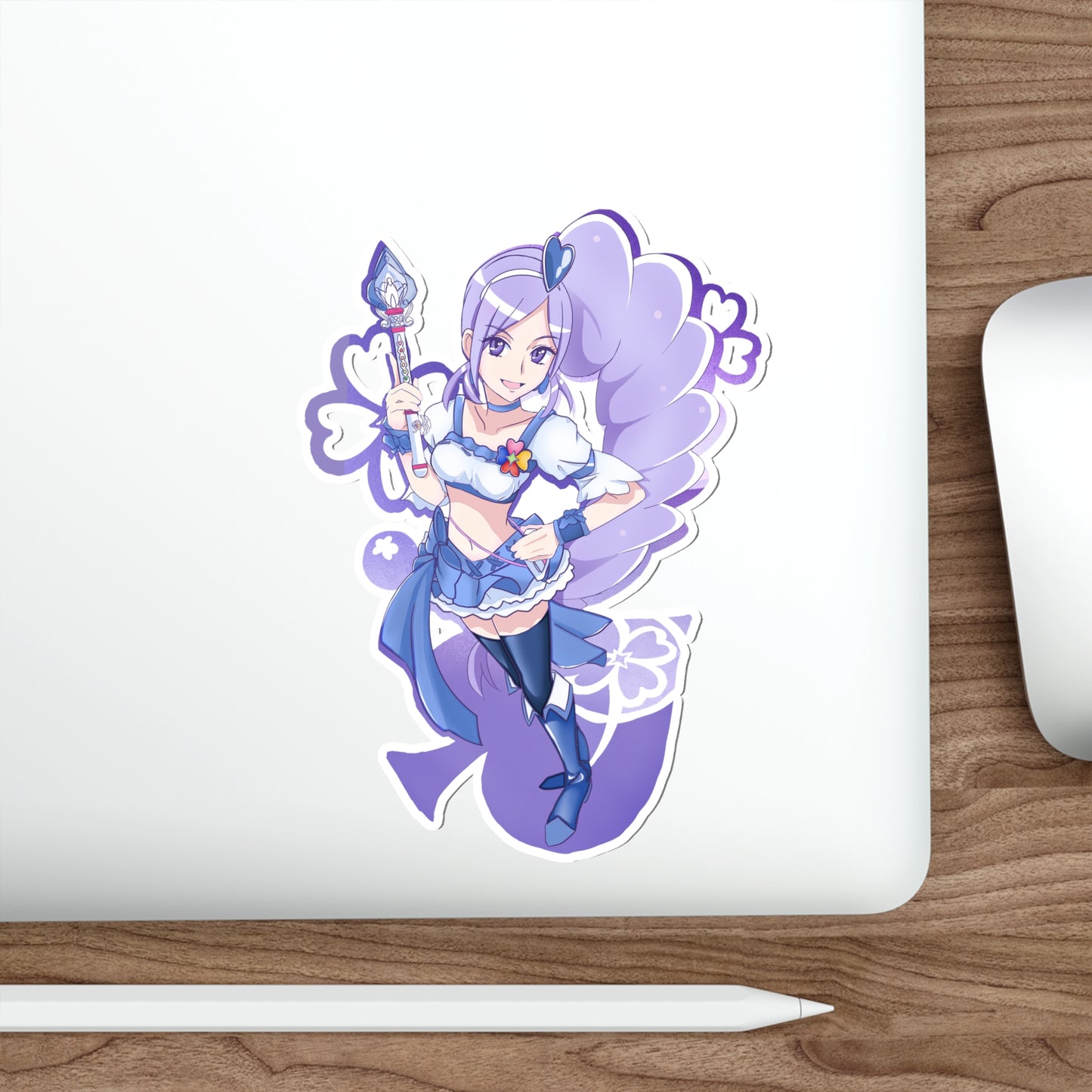 Pretty Cure Waterproof Sticker - Aono Miki Cure Berry Anime Vinyl Decal