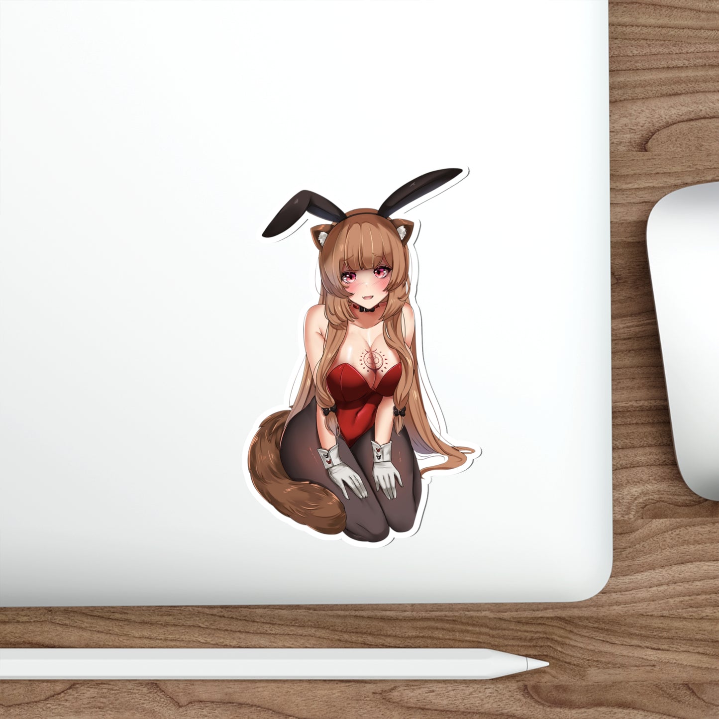 The Rising of the Shield Hero Waterproof Sticker - Sexy Bunny Raphtalia Anime Vinyl Decal - Car Bumper Sticker - Ecchi Laptop Sticker