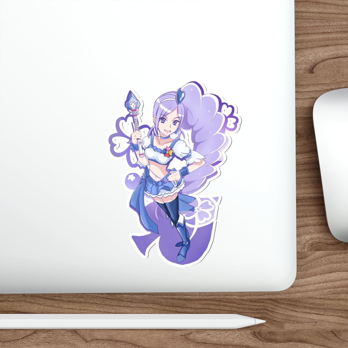 Pretty Cure Waterproof Sticker - Aono Miki Cure Berry Anime Vinyl Decal