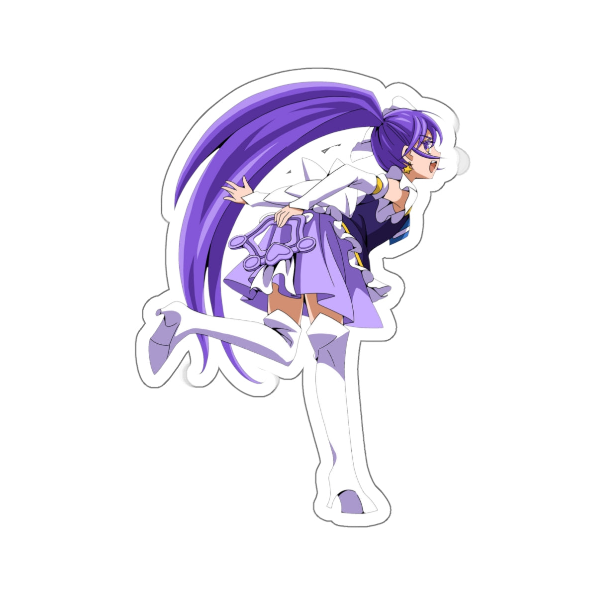 Pretty Cure Waterproof Sticker - Hikawa Iona Cure Fortune Anime Vinyl Decal - Precure Sticker