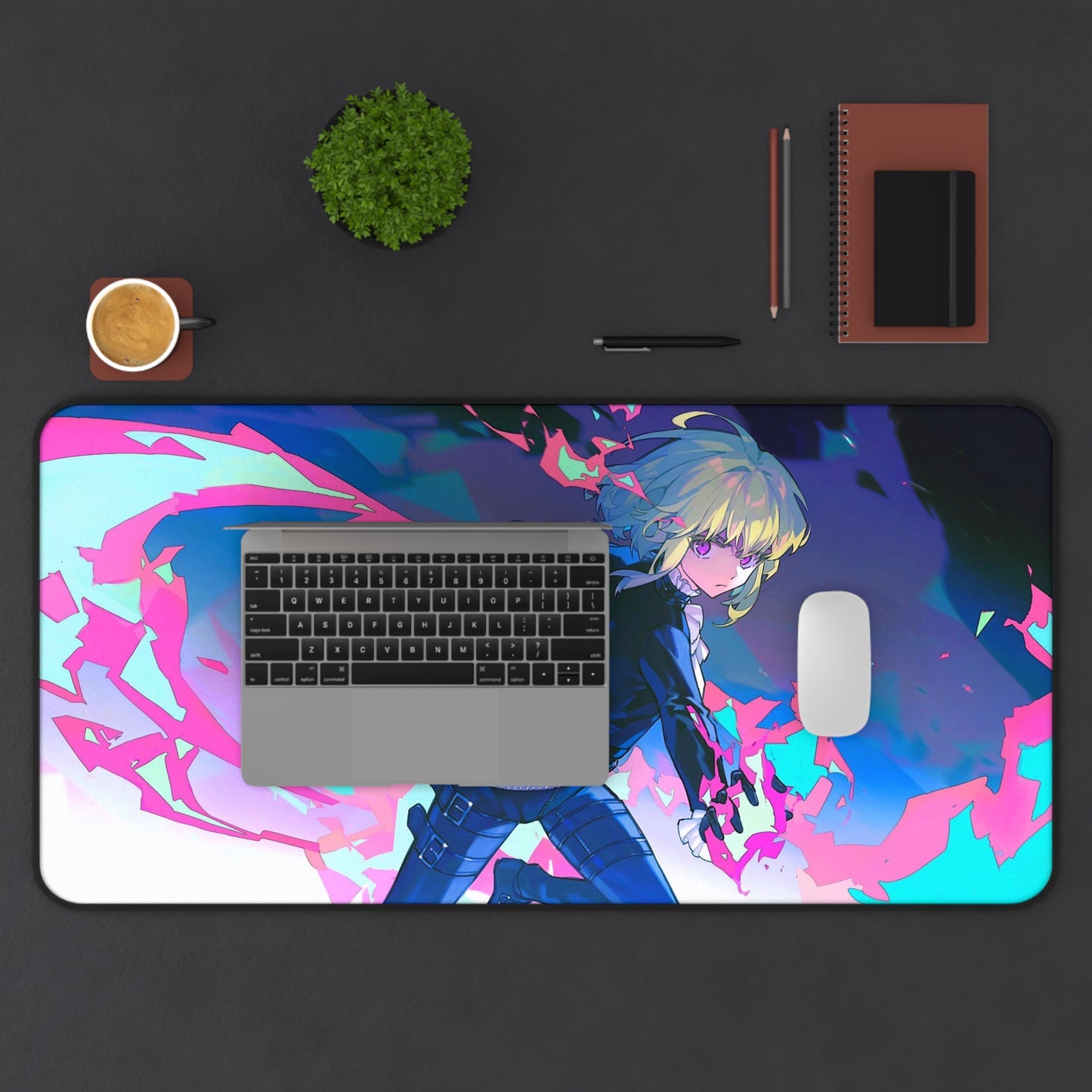 Promare Desk Mat - Lio Anime Mousepad - Non Slip Manga Playmat