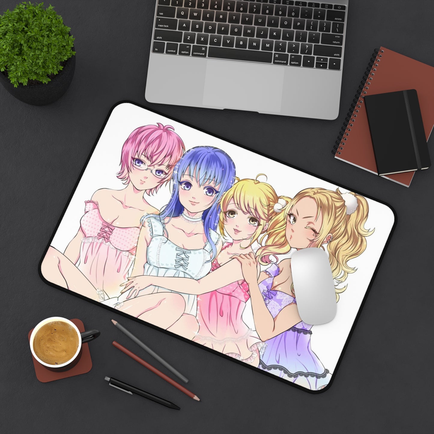 The Disastrous Life of Saiki K Desk Mat - All Waifus Anime Mousepad - Non Slip Manga Playmat