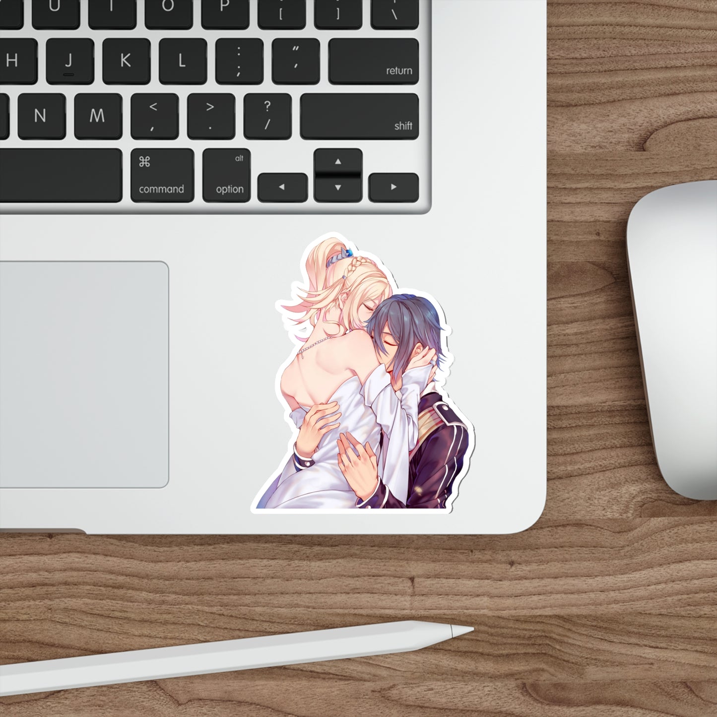 FFXV Waterproof Sticker - Lunafreya and Noctis Lovers Premium Gaming Vinyl Car Decal - Final Fantasy 15 Sticker Window Decal