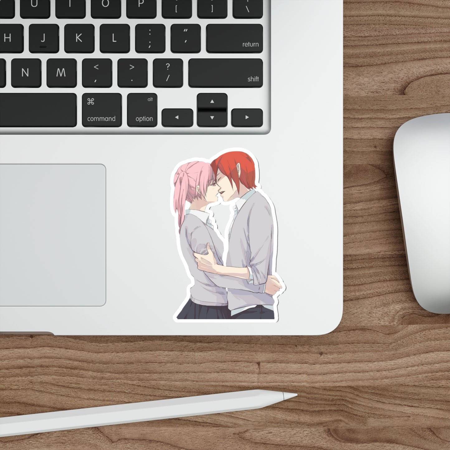 Horimiya Waterproof Sticker - Remi Ayasaki and Kakeru Sengoku Kissing Anime Vinyl Decal