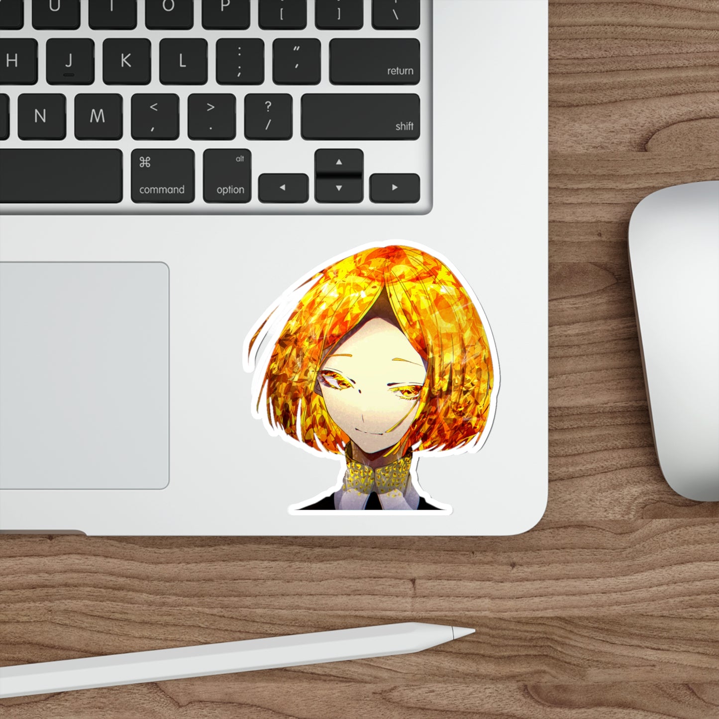 Land of the Lustrous Waterproof Sticker - Yellow Diamond Houseki no Kuni Anime Vinyl Decal