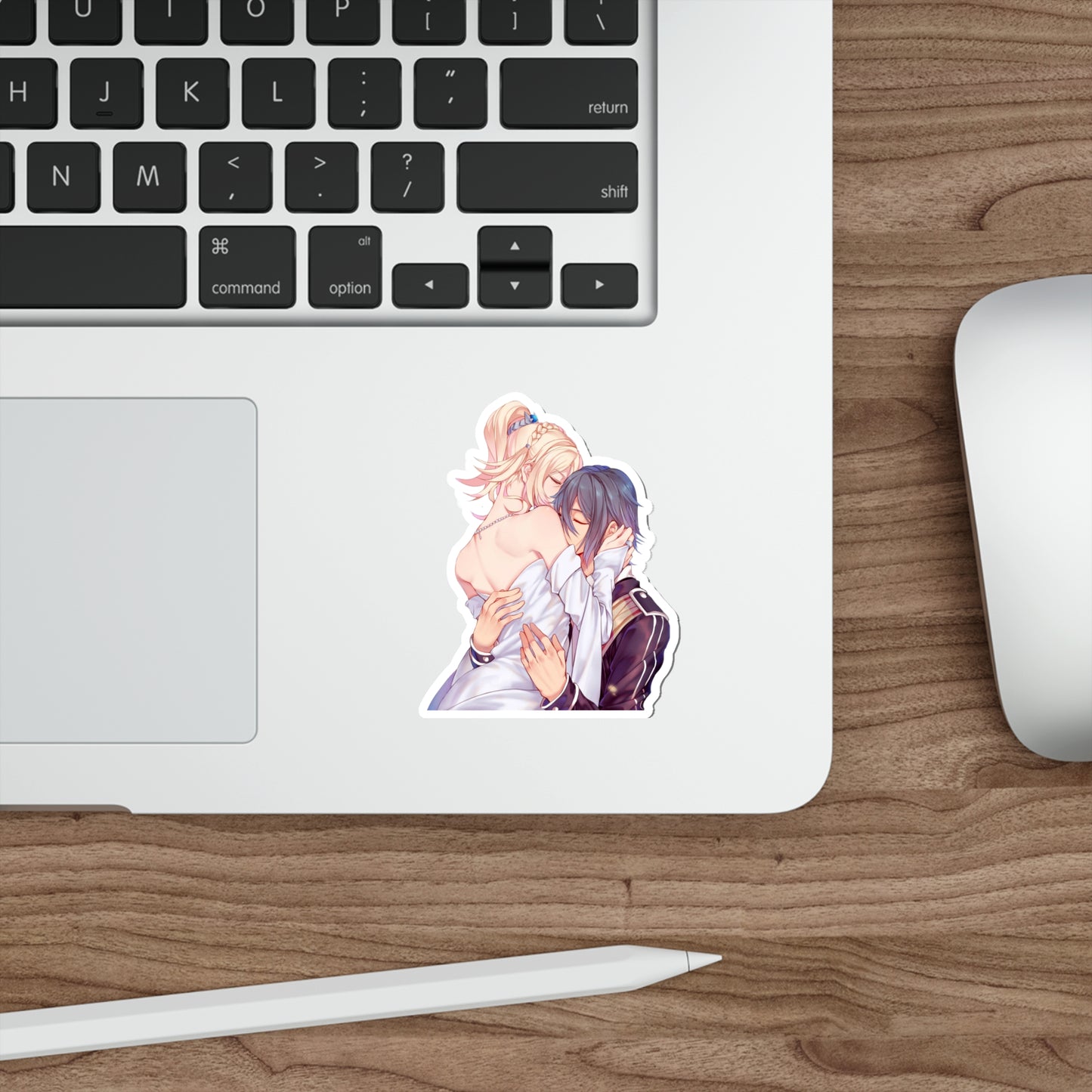 FFXV Waterproof Sticker - Lunafreya and Noctis Lovers Premium Gaming Vinyl Car Decal - Final Fantasy 15 Sticker Window Decal