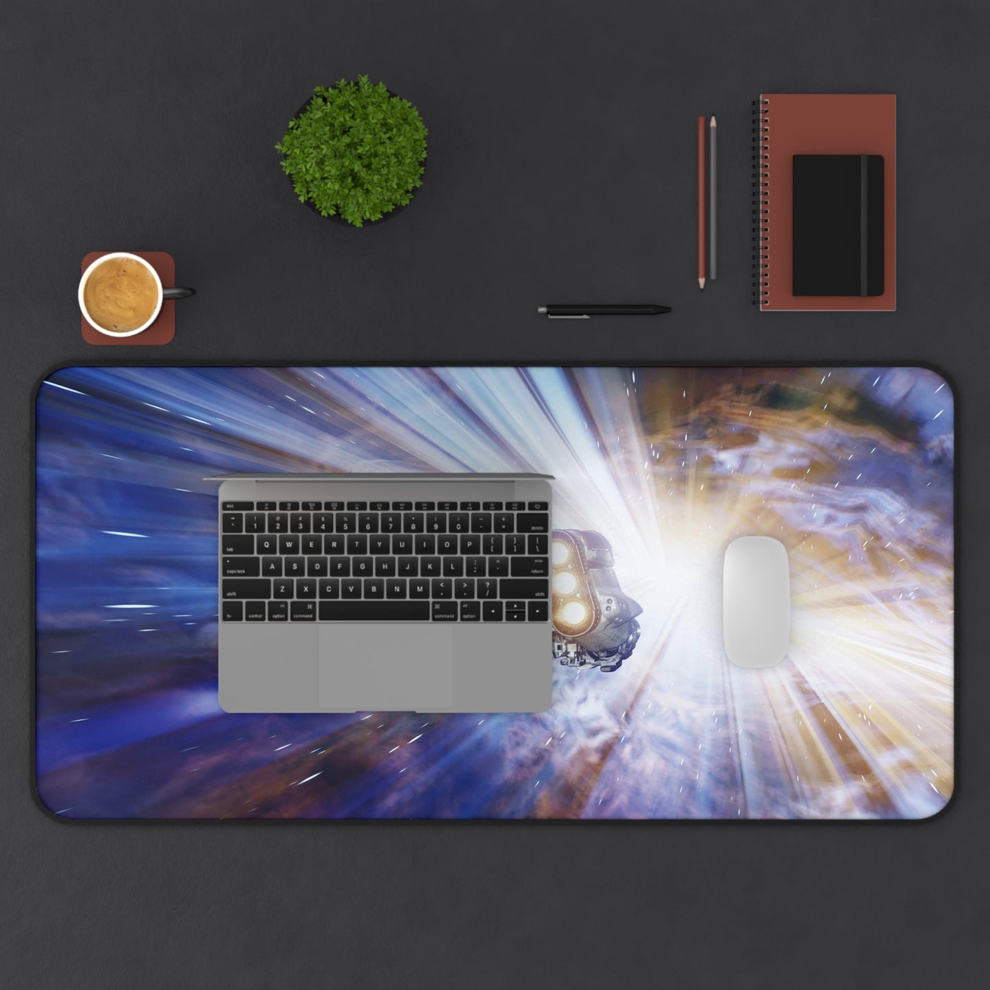 Starfield Grav Jump Mousepad - XXL Gaming Desk Mat - Non Slip Gamer Playmat