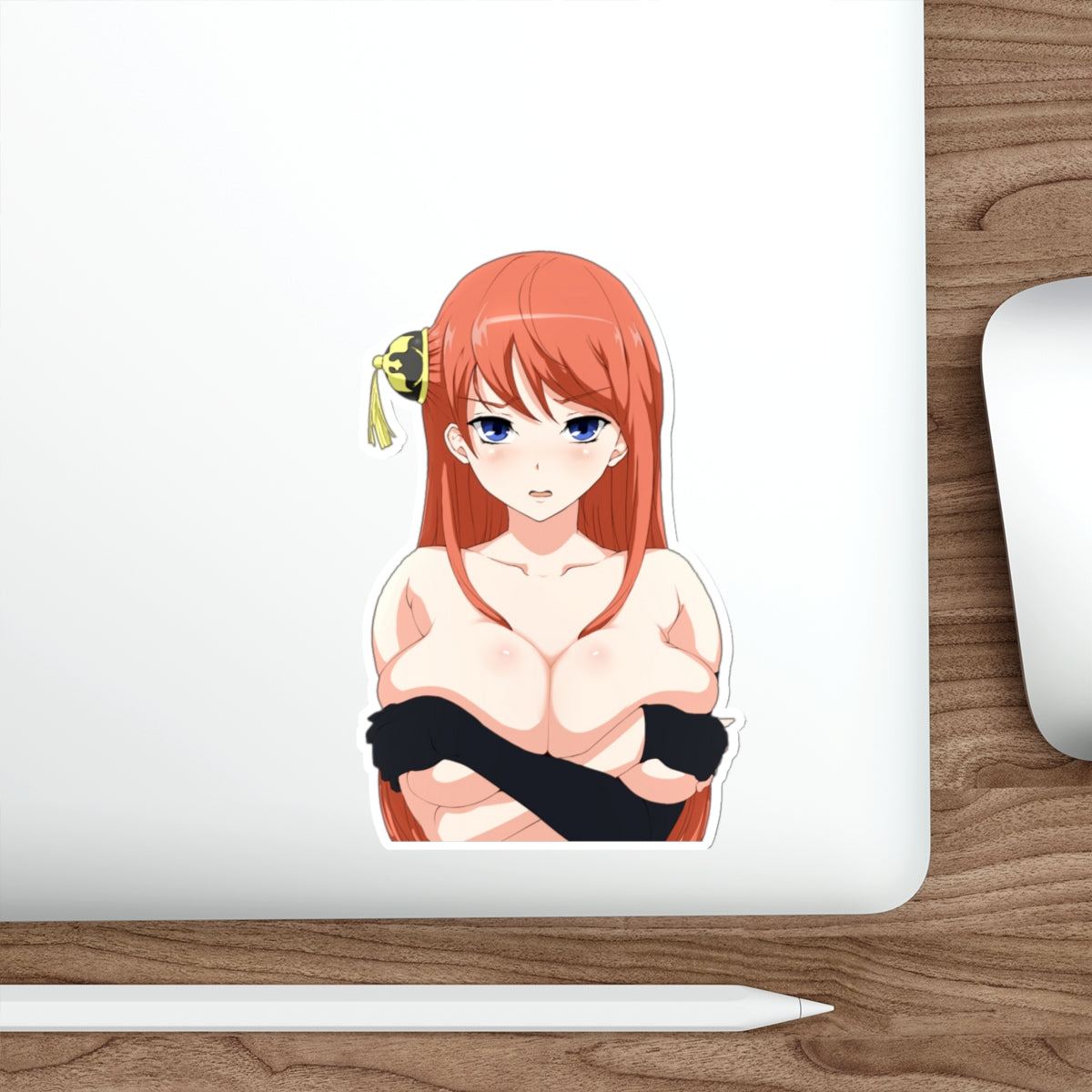 Autocollant imperméable Gintama Kagura - Autocollant en vinyle de qualité supérieure Ecchi Waifu Big Boobs - Autocollant pour voiture Gin Tama