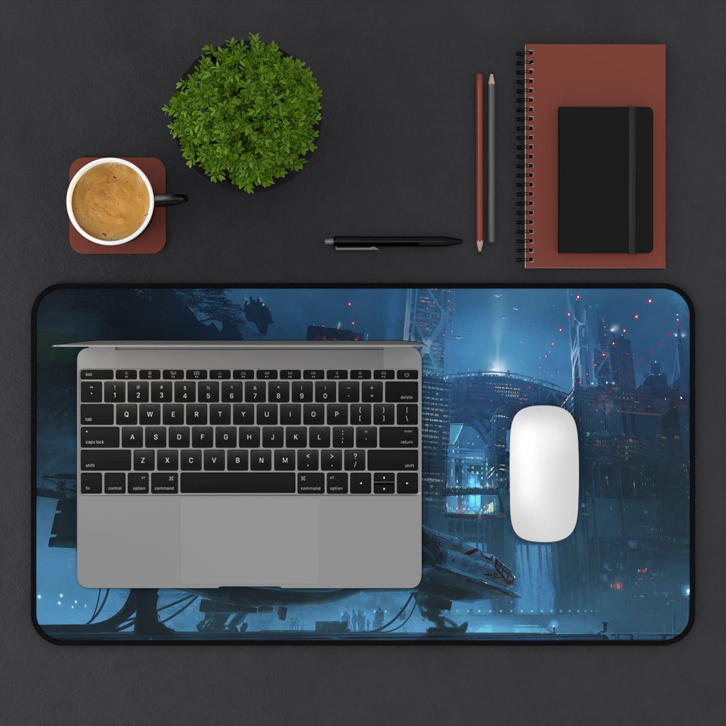 Starfield Mousepad - Bay Concept Art  - XXL Gaming Desk Mat - Non Slip Gamer Playmat