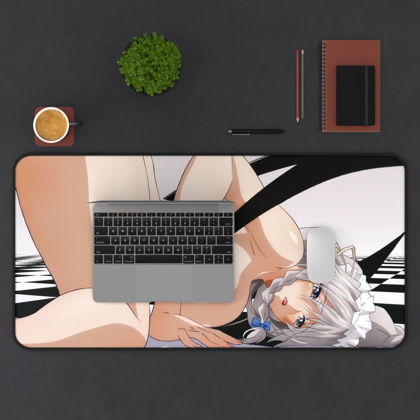 Tapis de souris sexy High School Dxd - Tapis de bureau Ecchi Nude Grayfia Lucifuge - Tapis de jeu Highschool Dxd