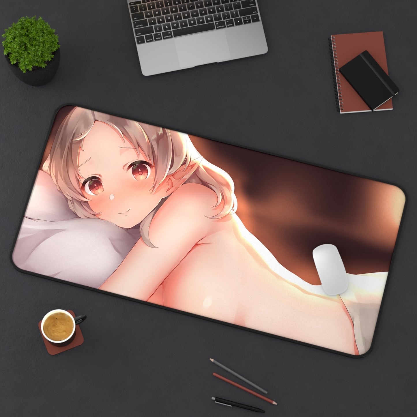 Tapis de souris sexy Mushoku Tensei - Nude Sylphiette Ecchi Desk Mat - Tapis de jeu Anime