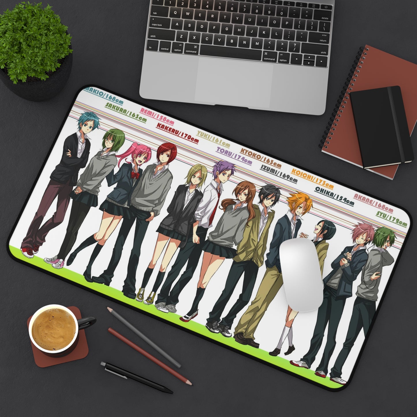 Horimiya Anime Desk Mat - All Star Characters Mousepad - XXL Non Slip Playmat