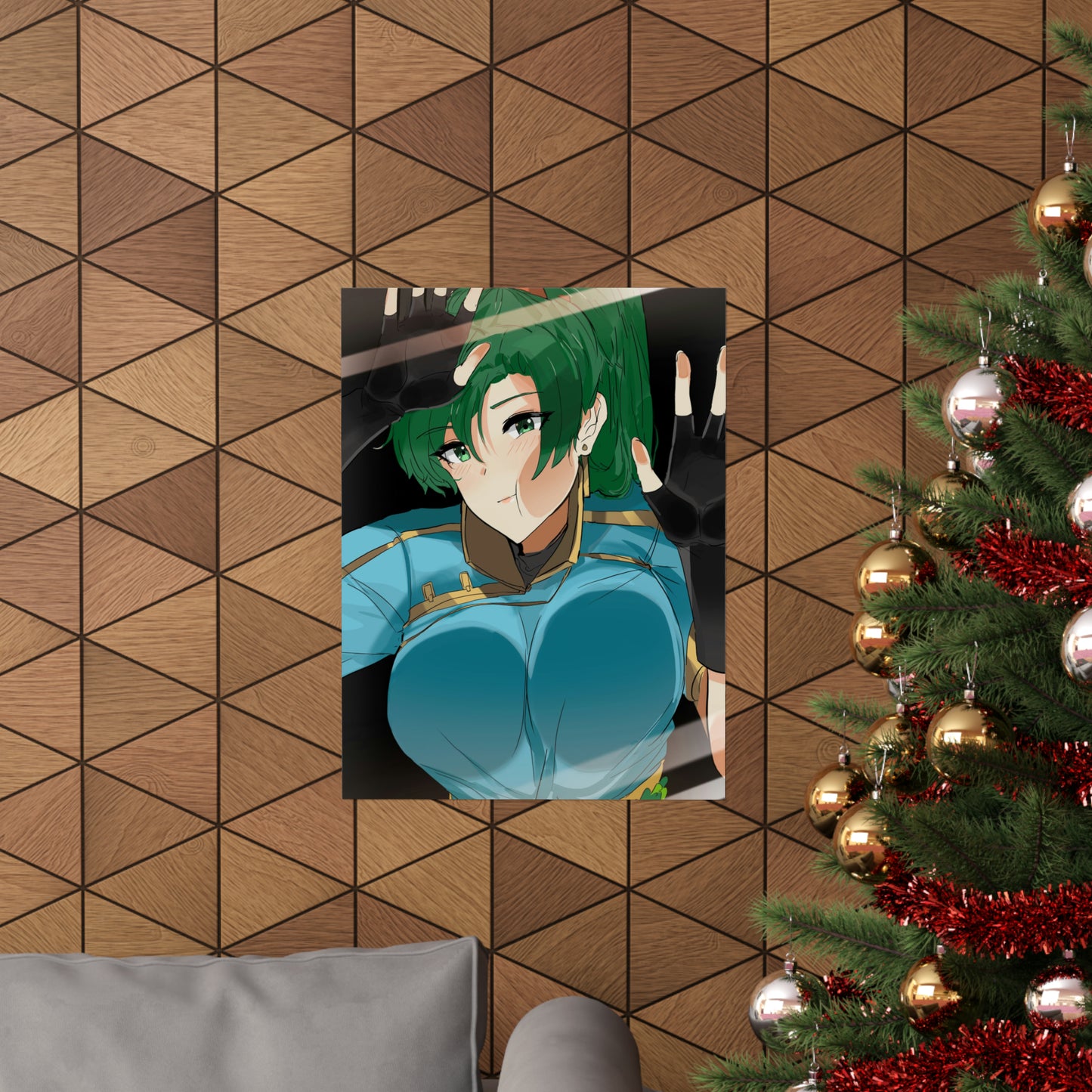 Lyn Fire Emblem Boobs Press Poster - Affiche verticale mate de qualité supérieure obscène - Art mural pour adultes