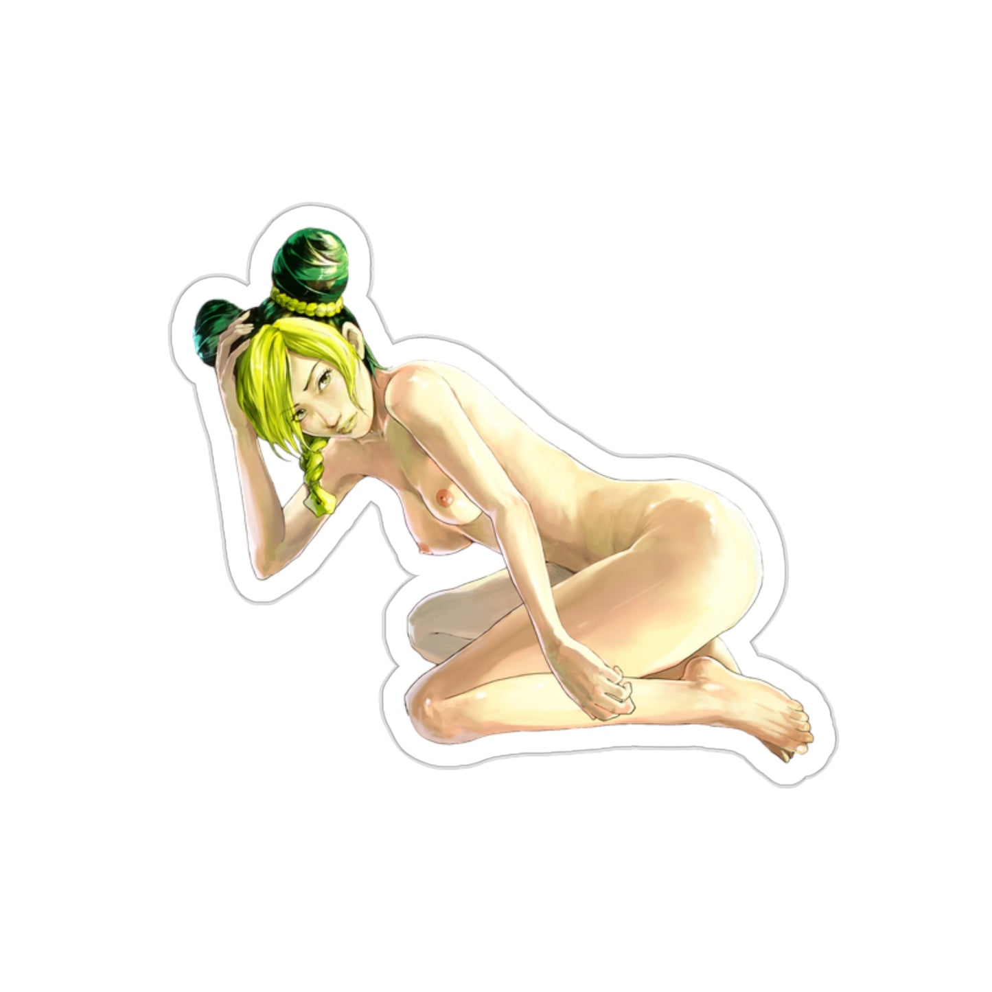 JoJo Nude Jolyne Cujo Waterproof Sticker - Ecchi Vinyl Decal